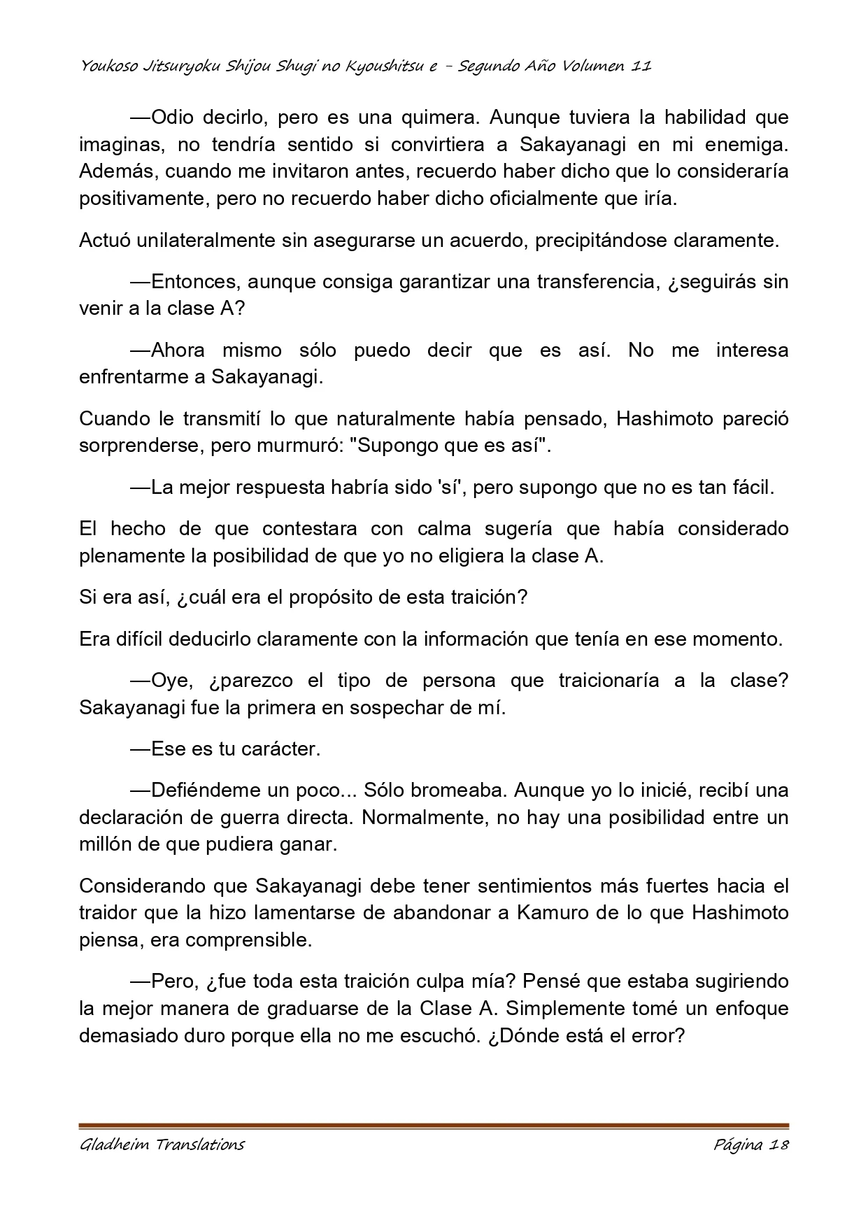 Página 18 del Manga