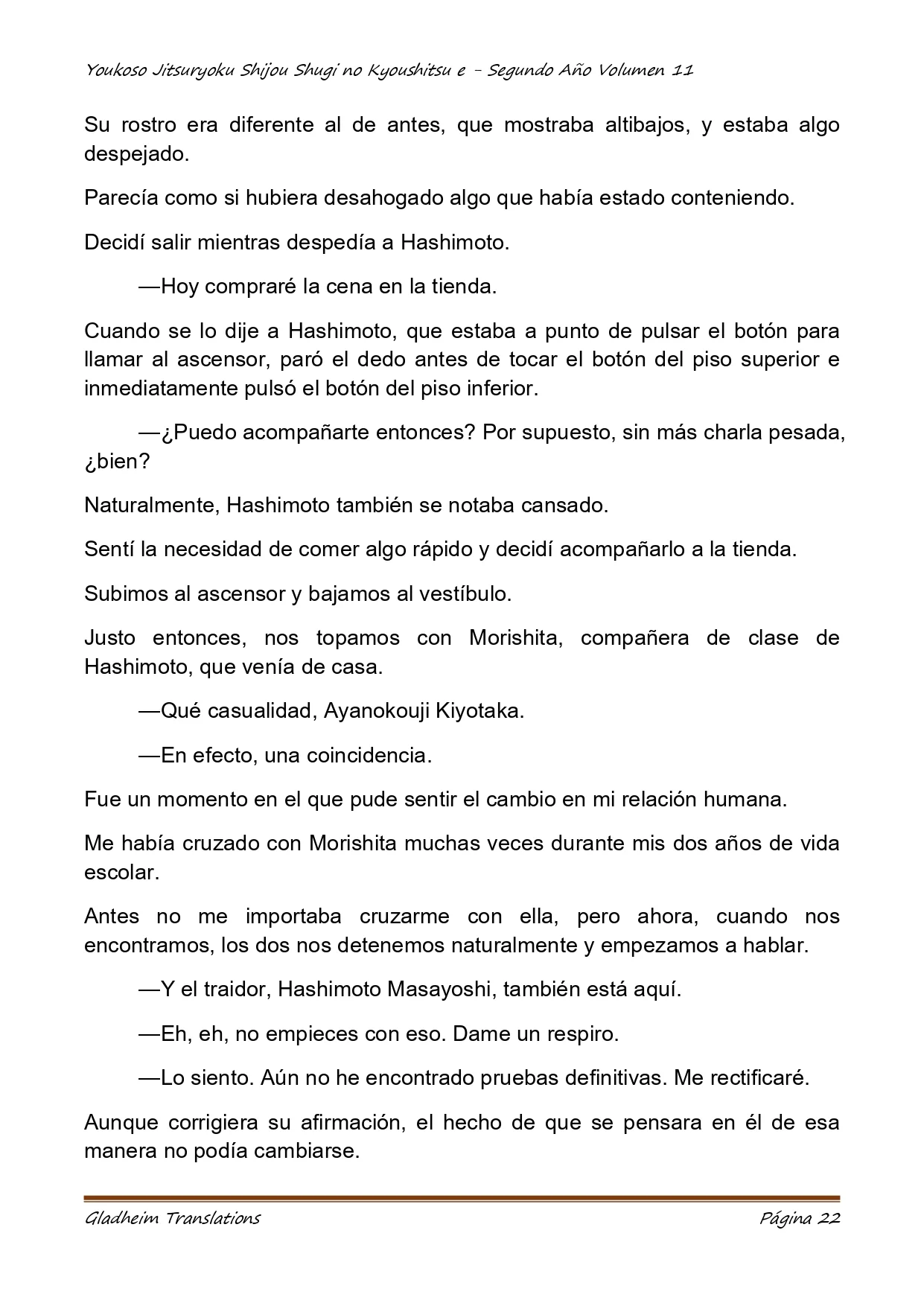 Página 22 del Manga