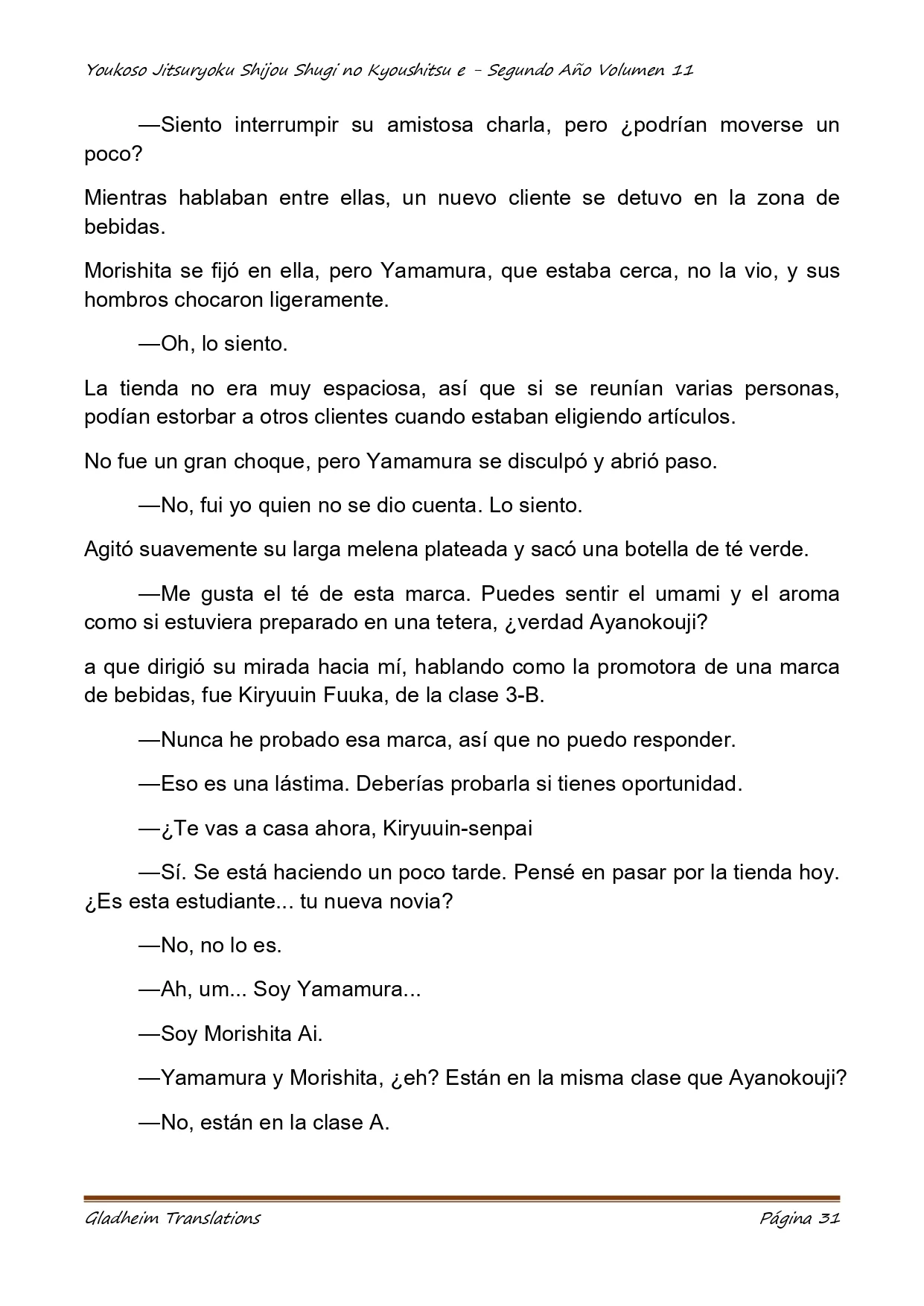 Página 31 del Manga