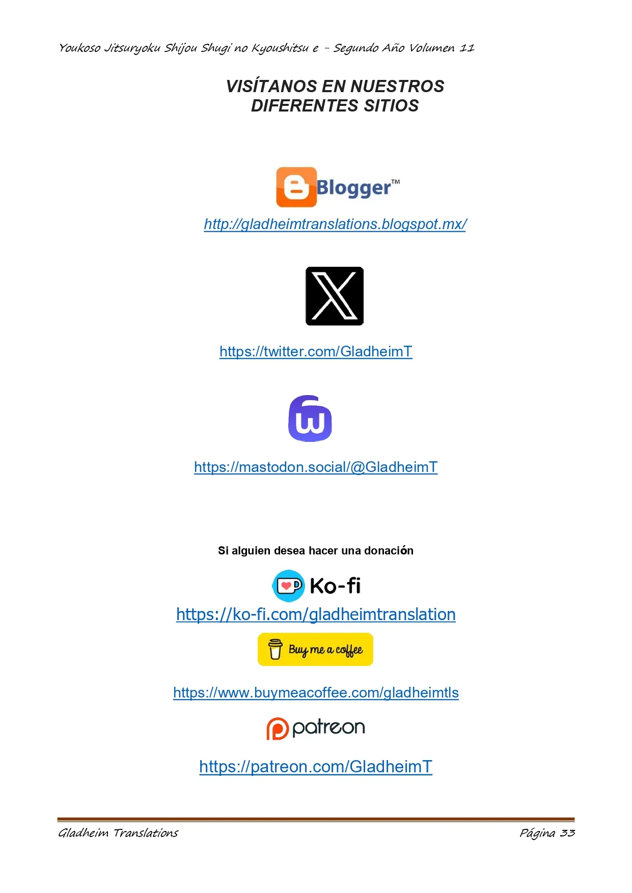 Página 33 del Manga