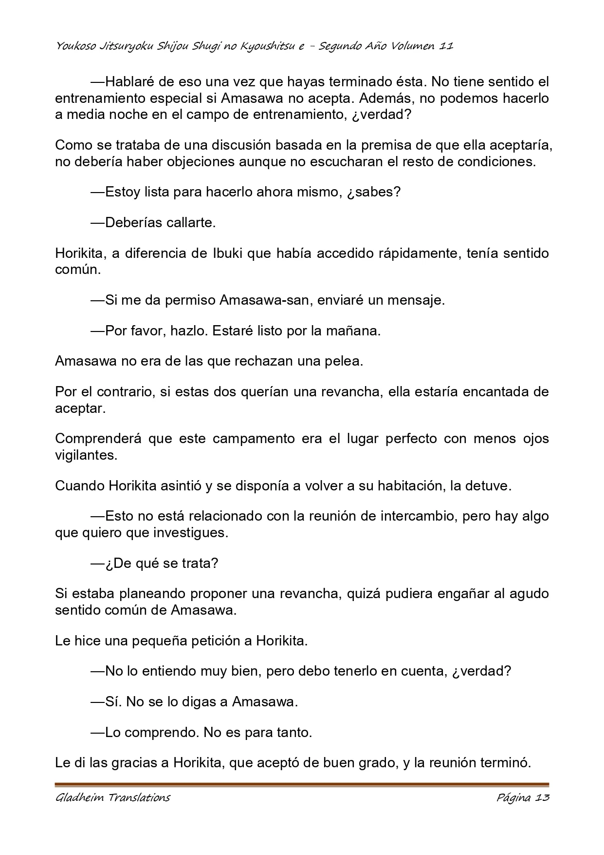 Página 13 del Manga