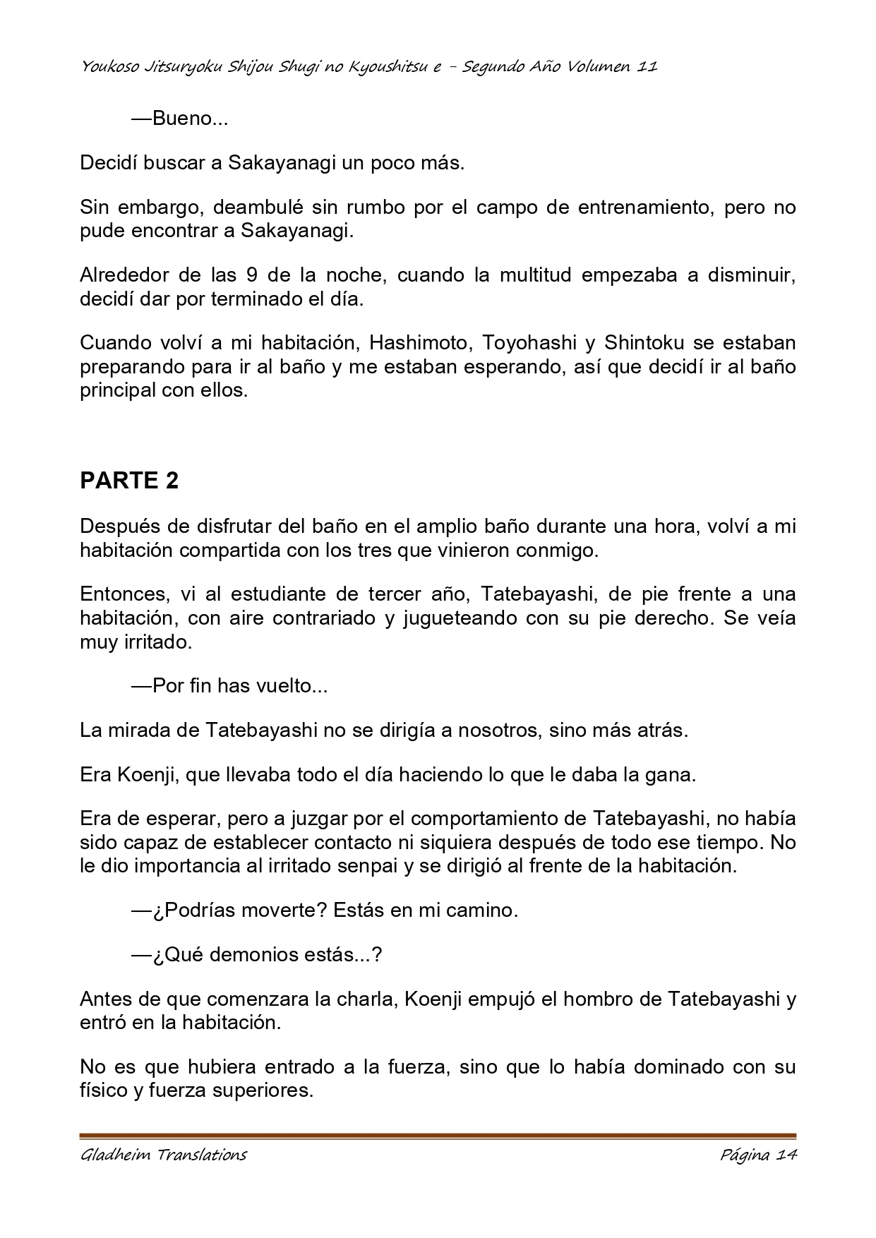 Página 14 del Manga