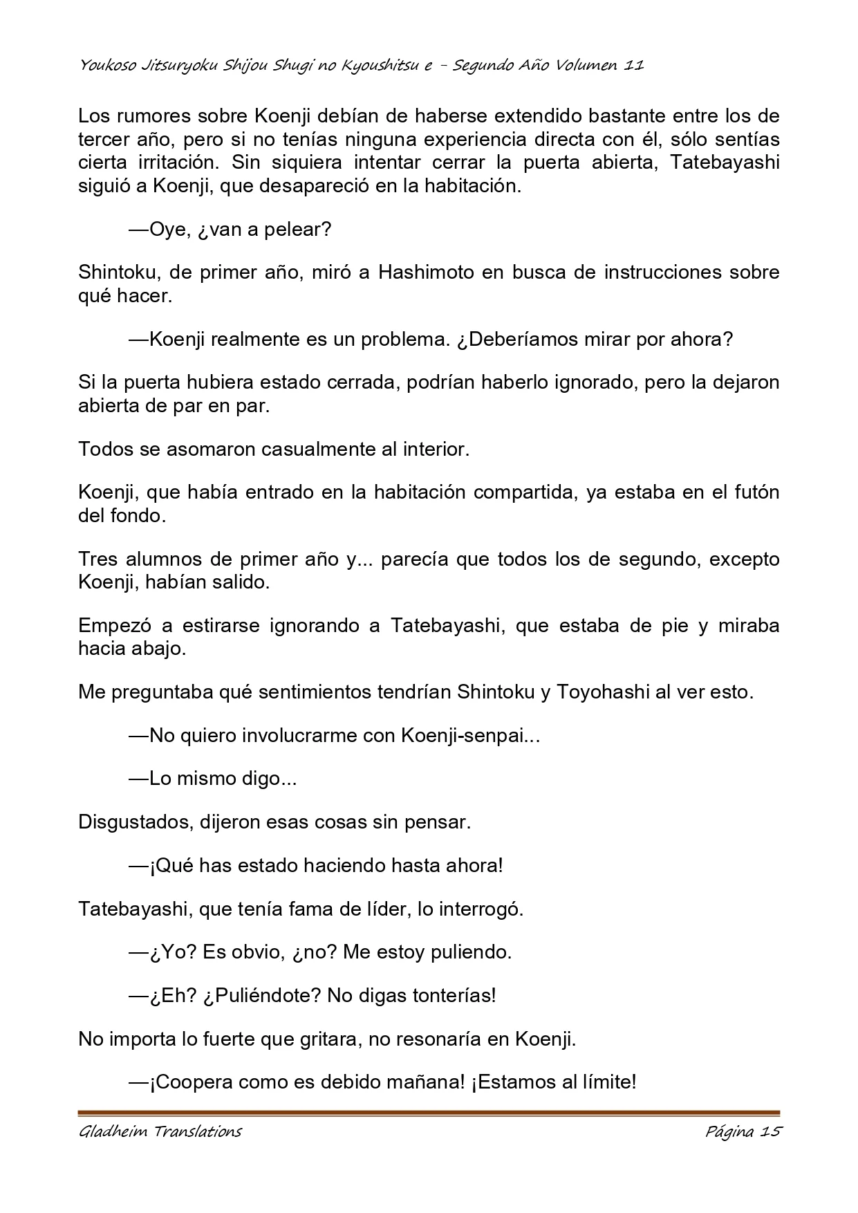 Página 15 del Manga