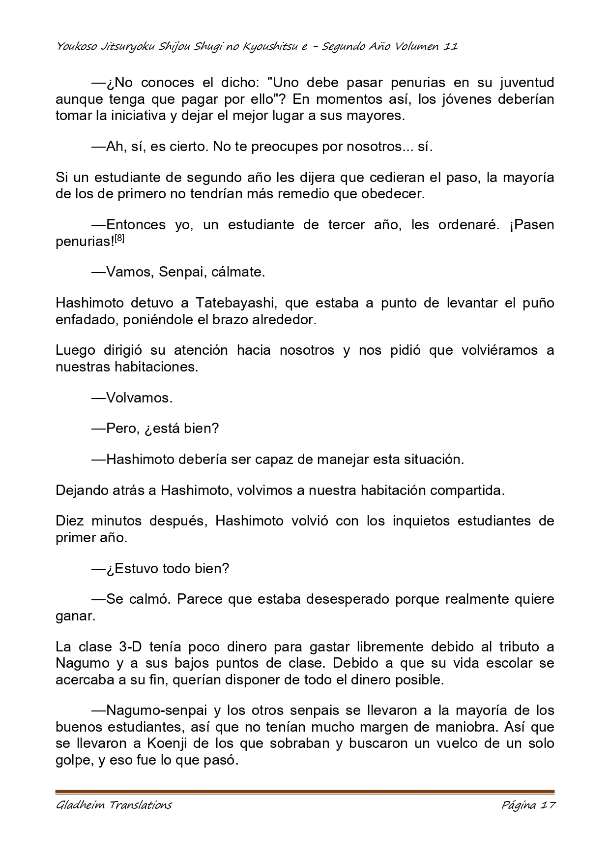 Página 17 del Manga