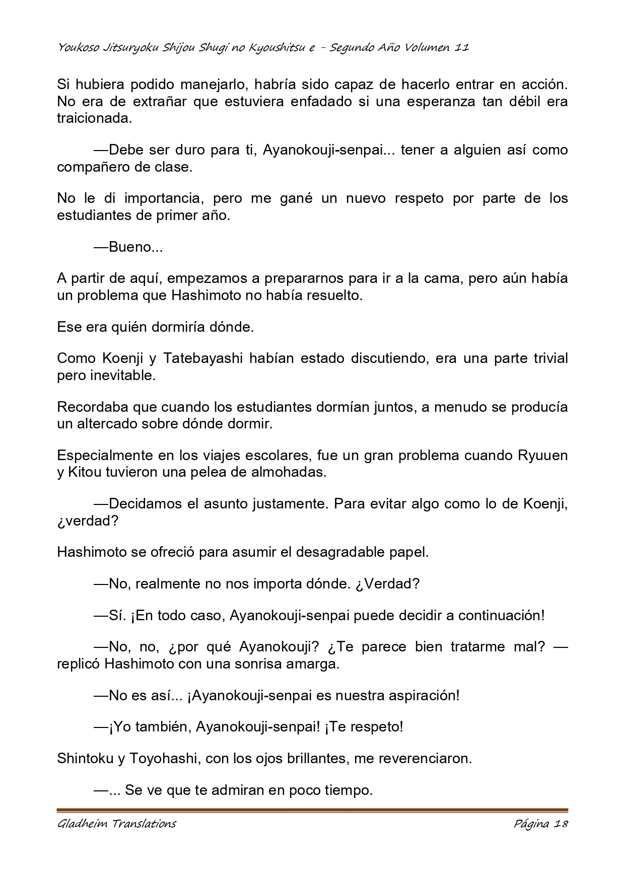 Página 18 del Manga