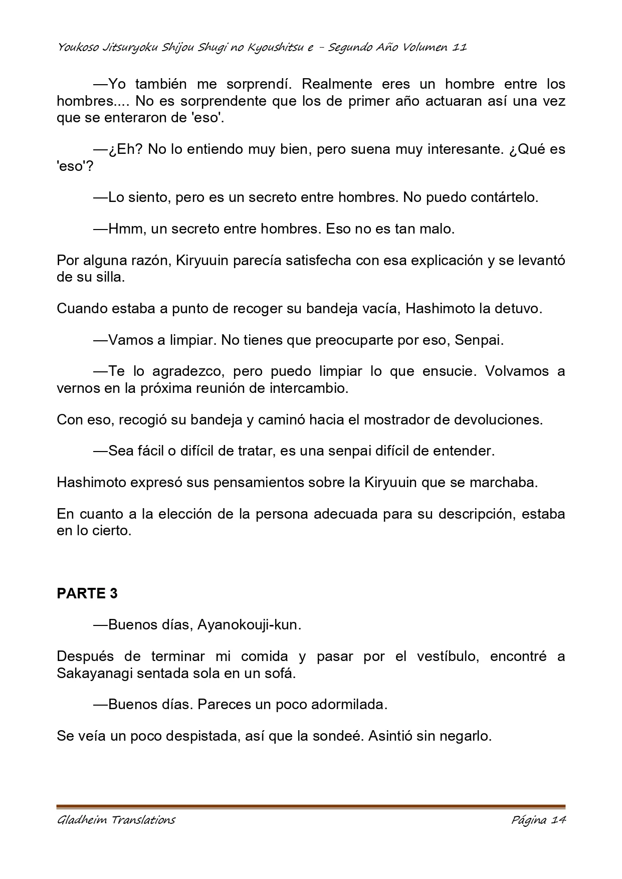 Página 14 del Manga