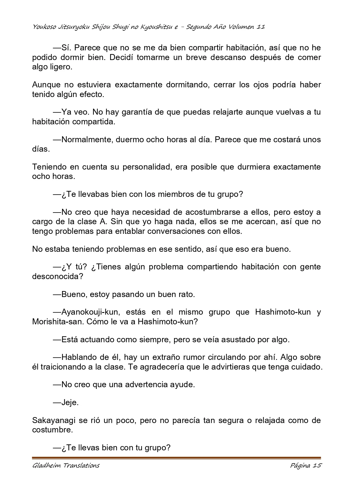 Página 15 del Manga