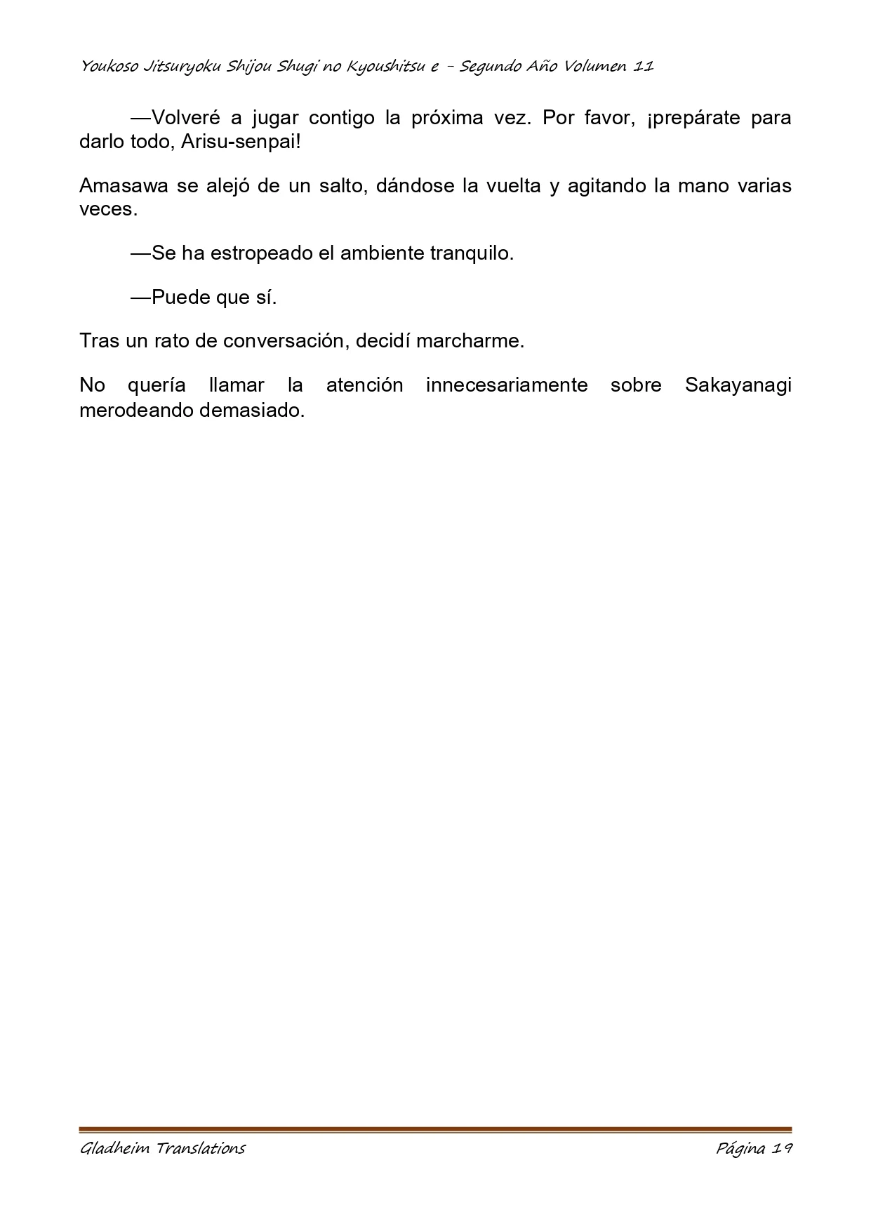 Página 19 del Manga
