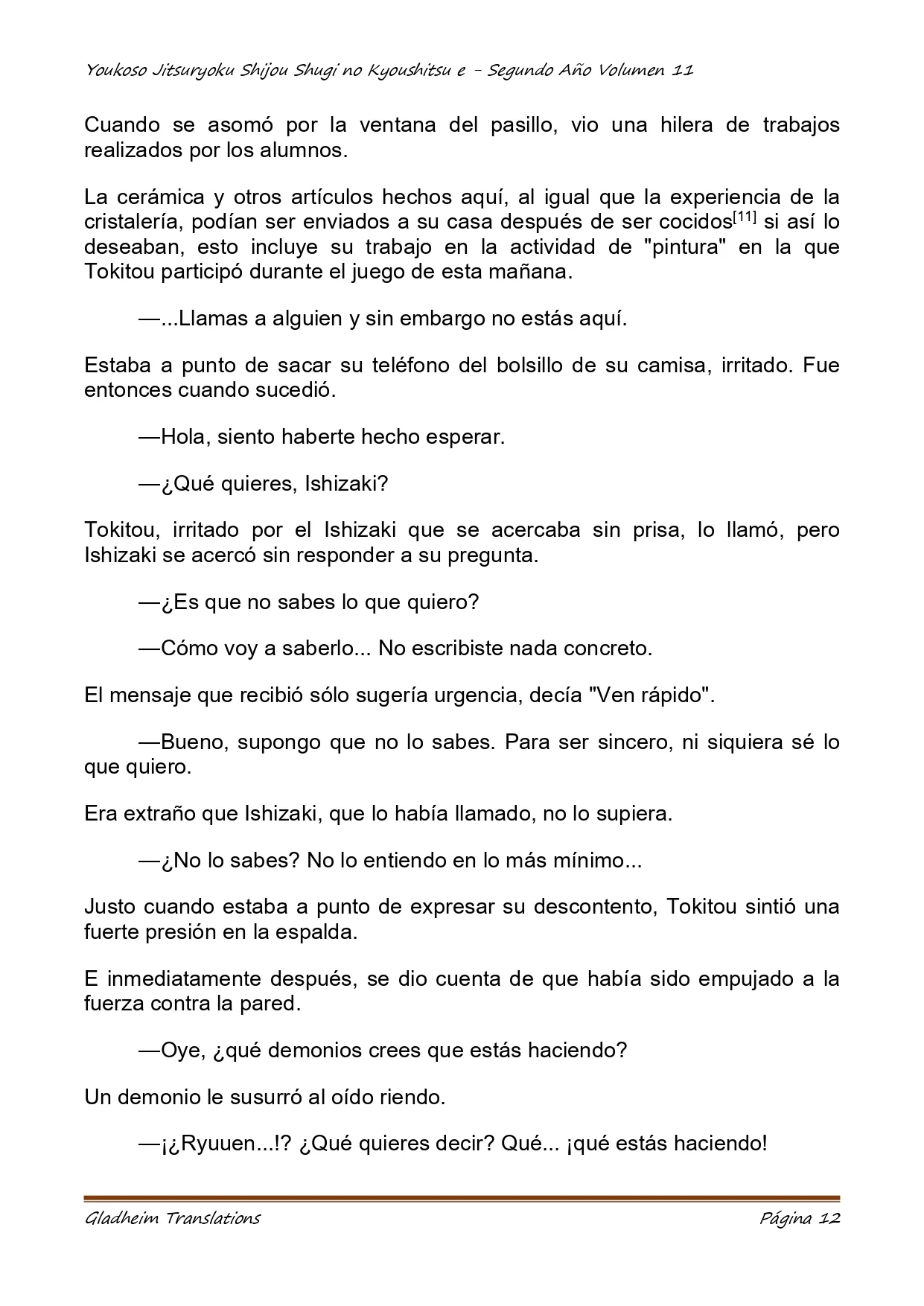 Página 12 del Manga