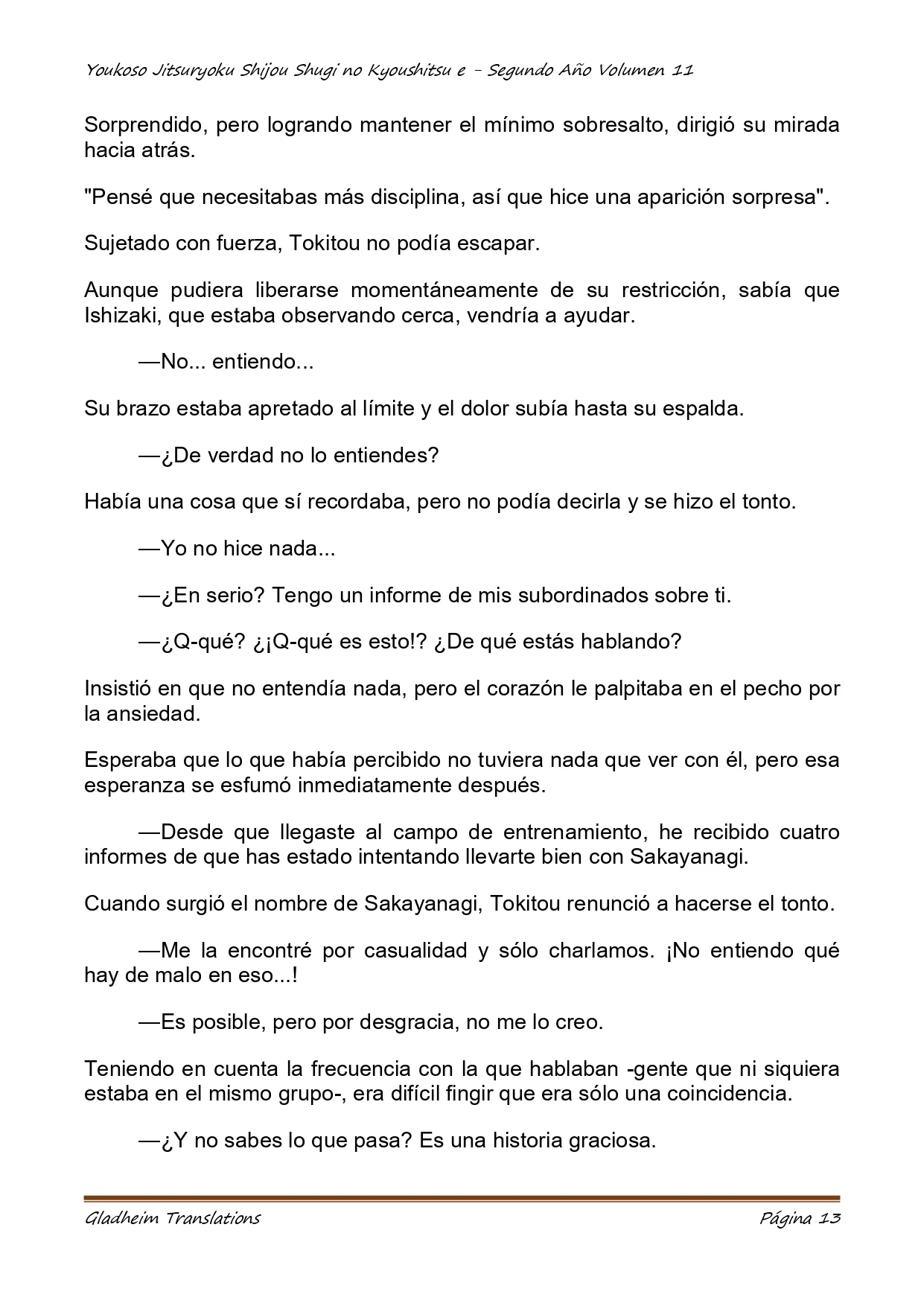 Página 13 del Manga