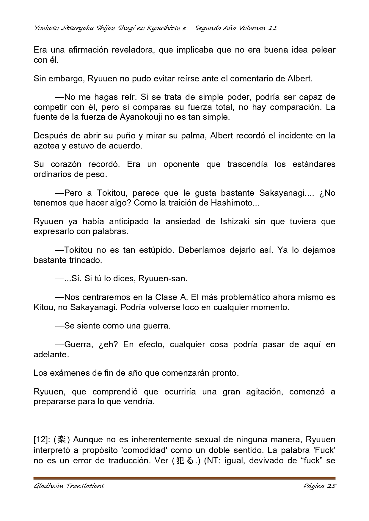 Página 25 del Manga