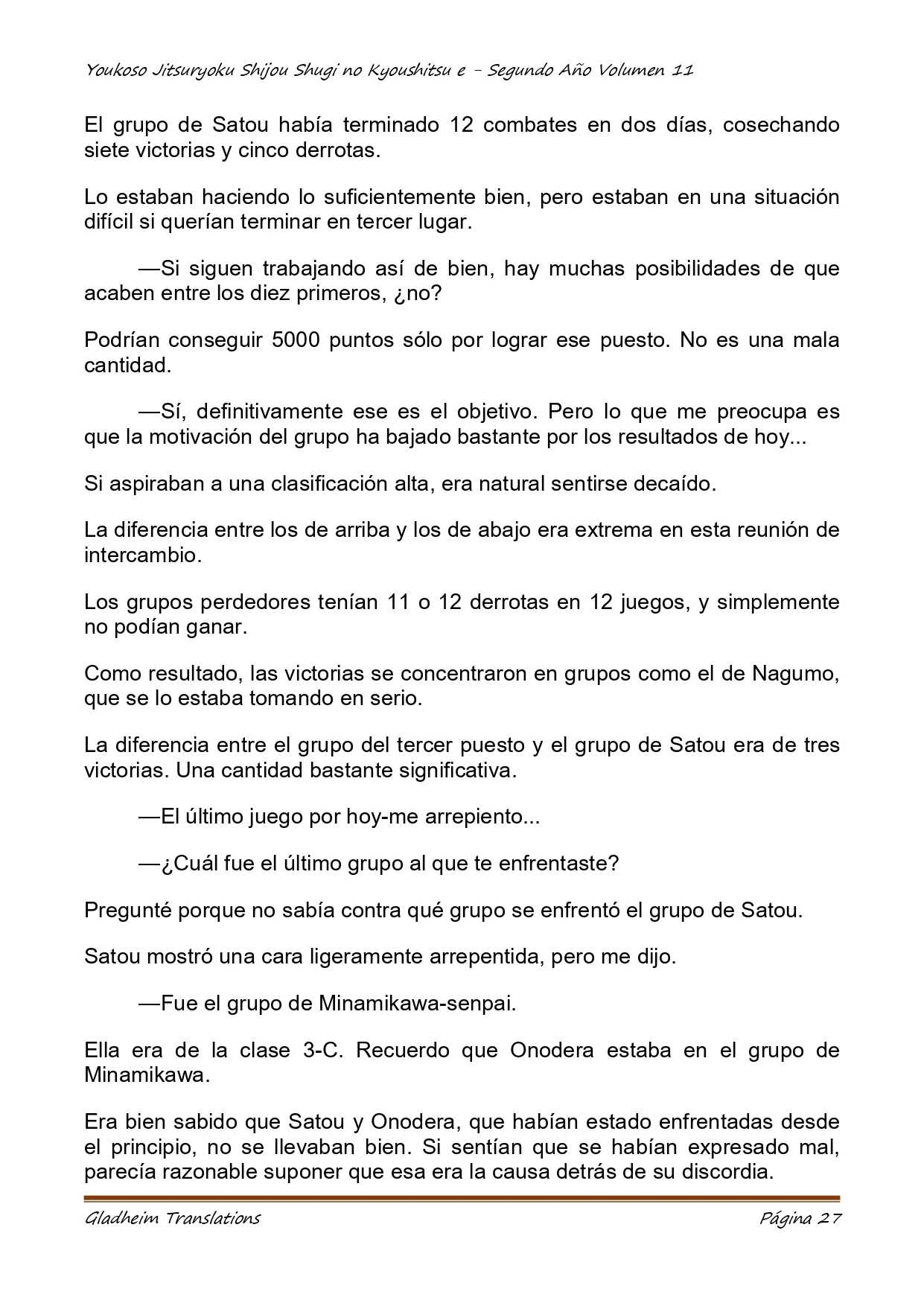 Página 27 del Manga