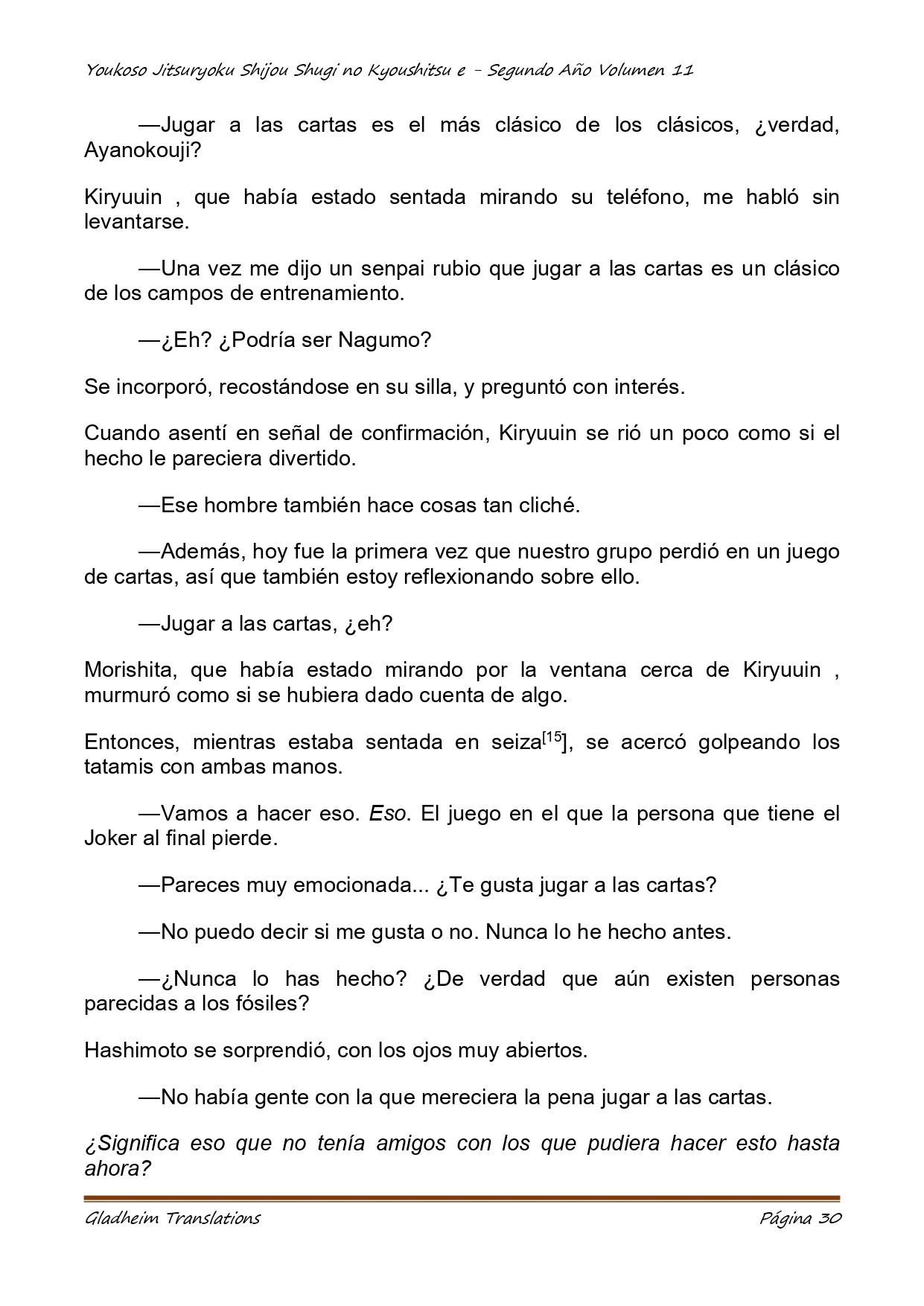 Página 30 del Manga