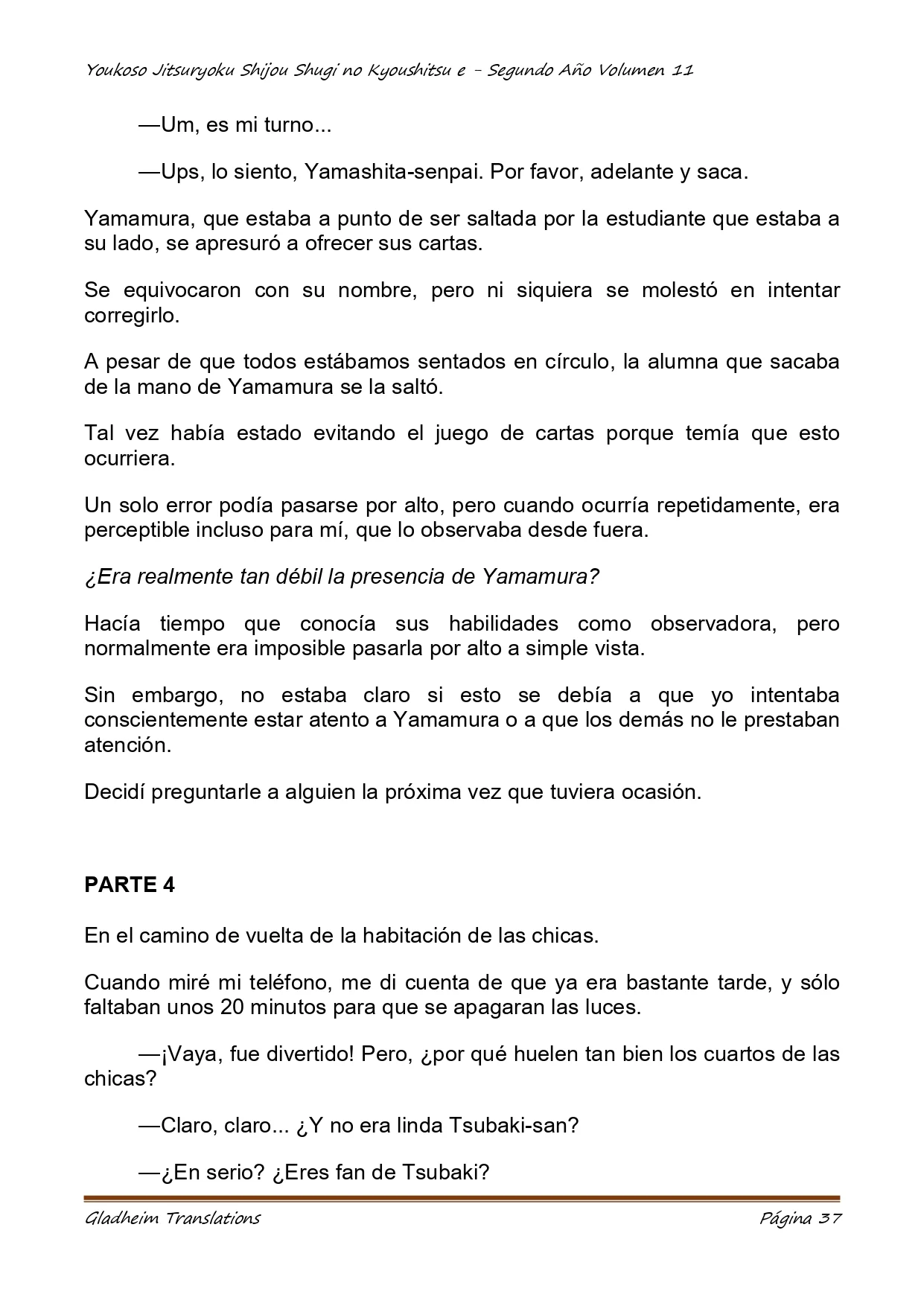 Página 37 del Manga