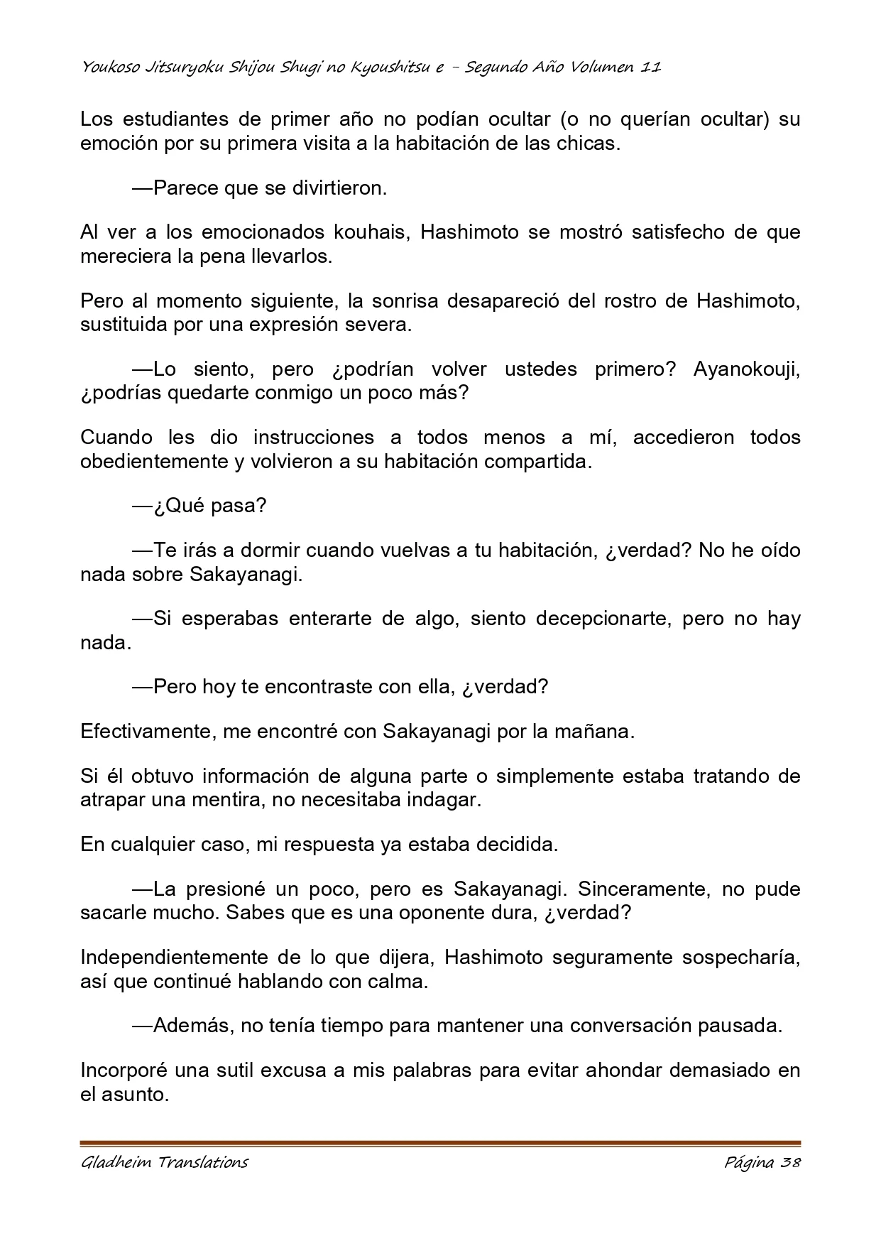 Página 38 del Manga