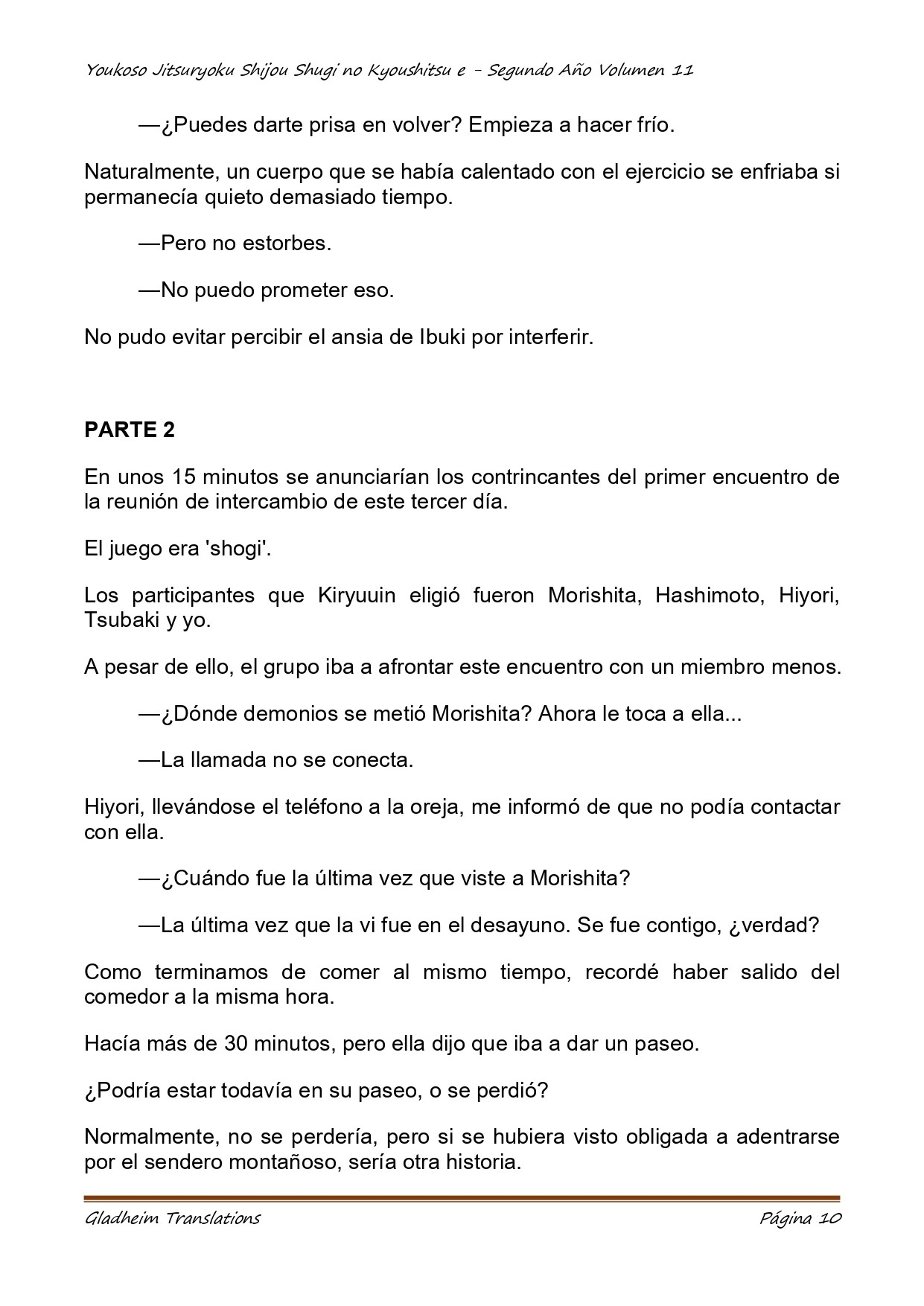 Página 10 del Manga