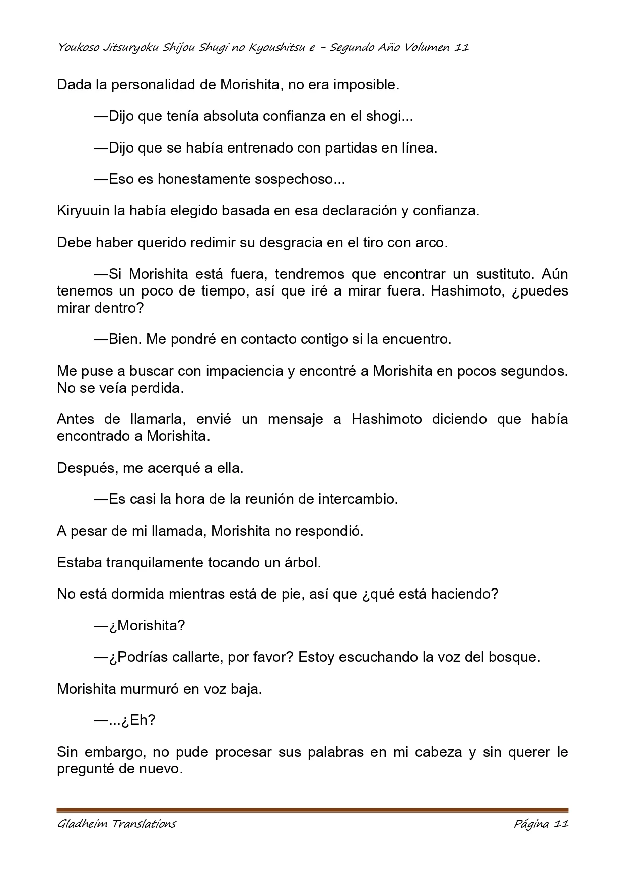 Página 11 del Manga