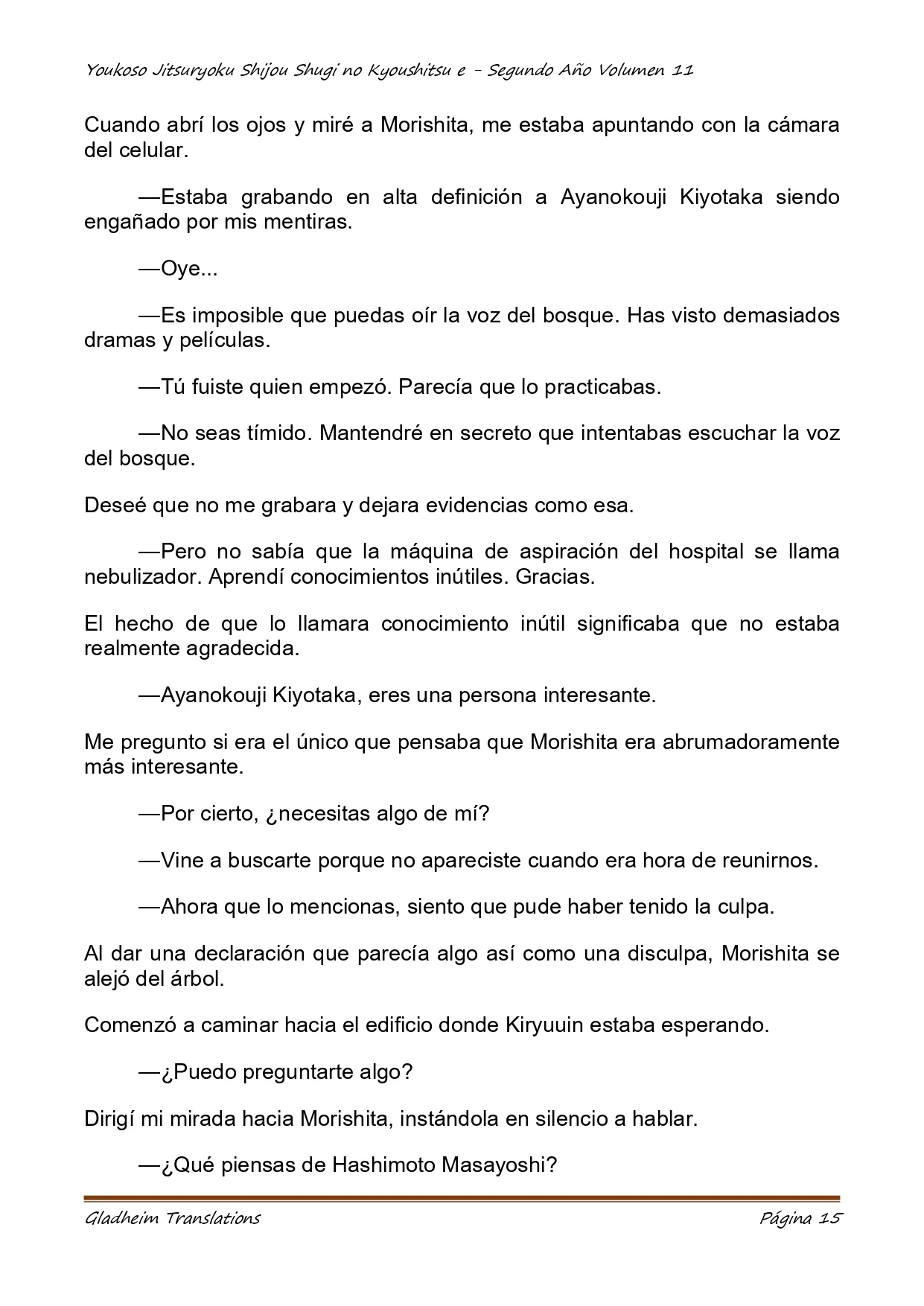 Página 15 del Manga