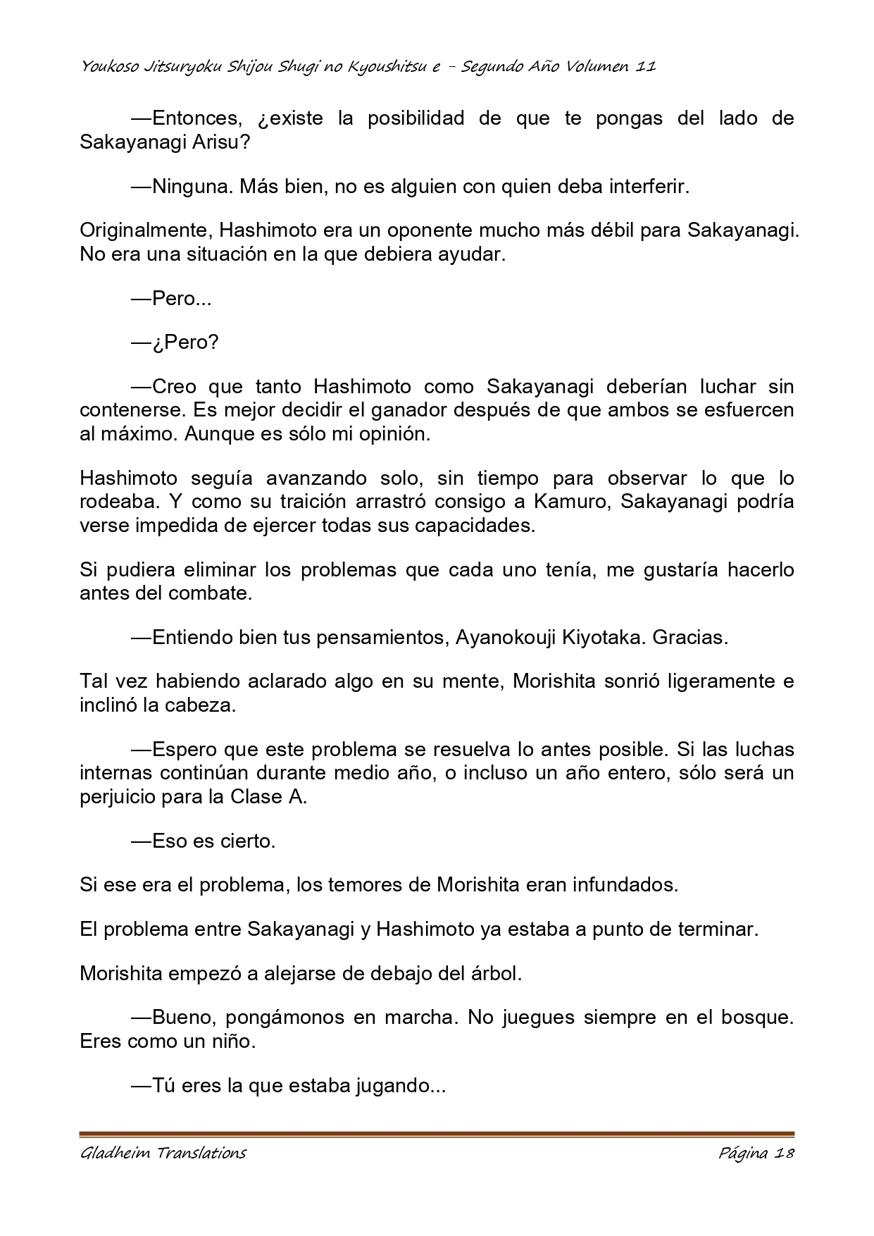 Página 18 del Manga