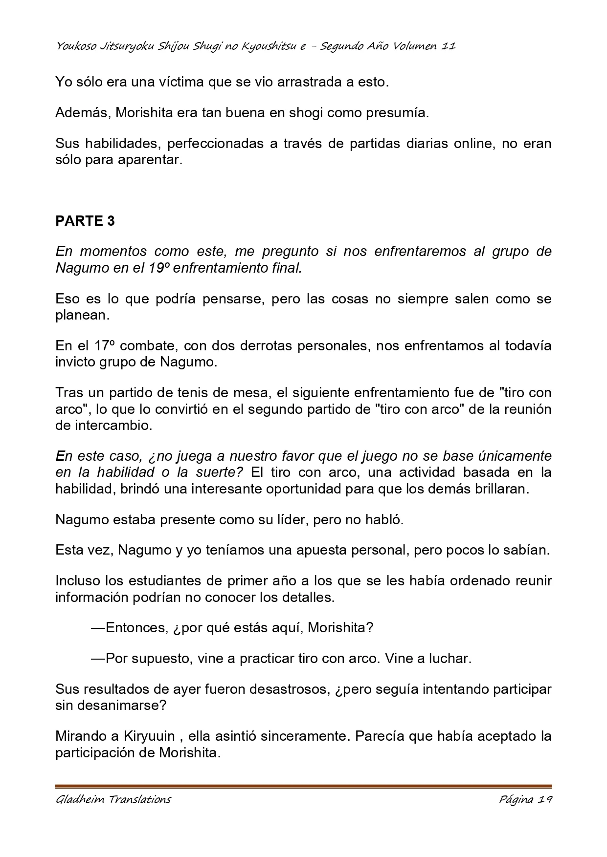 Página 19 del Manga