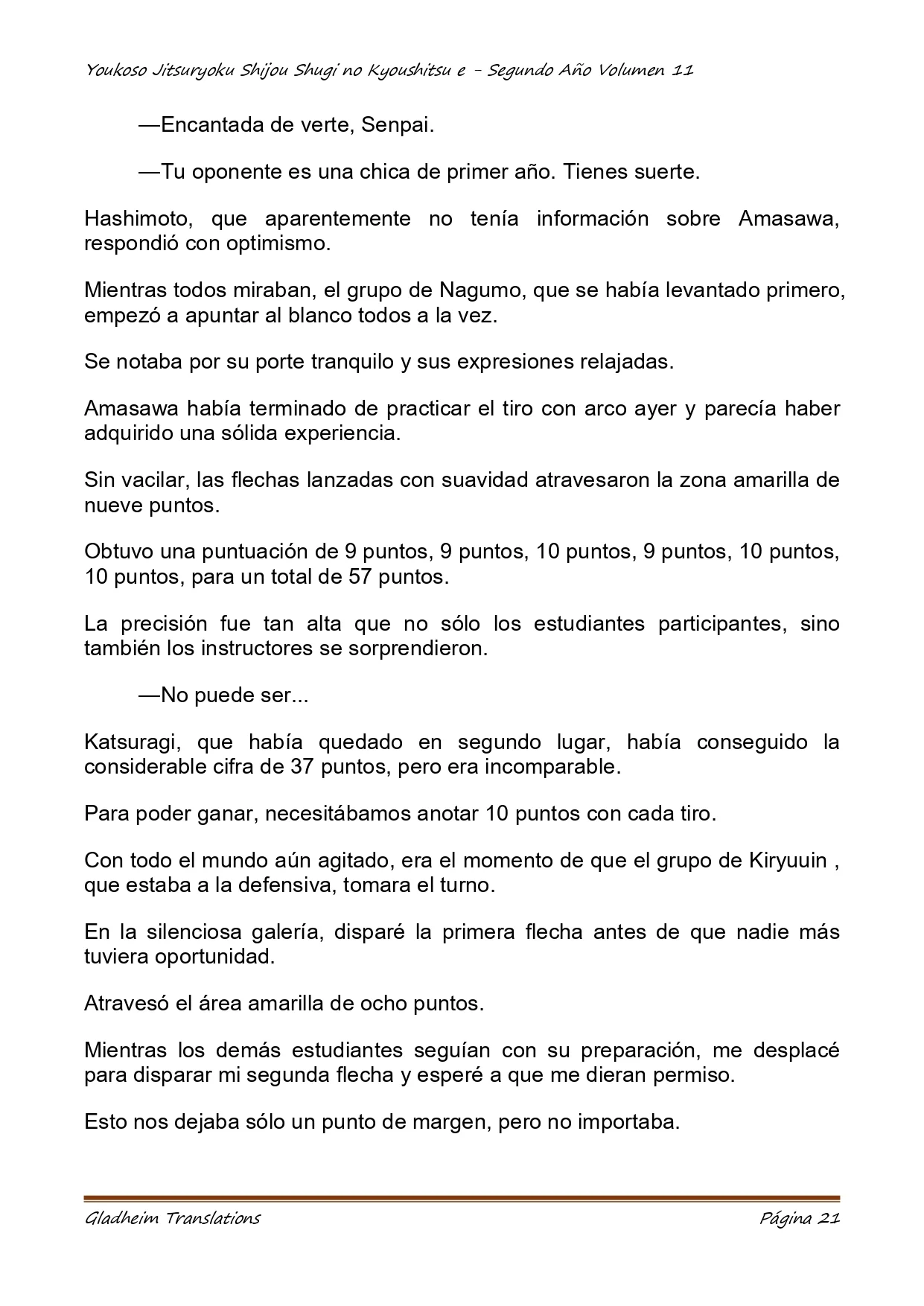 Página 21 del Manga