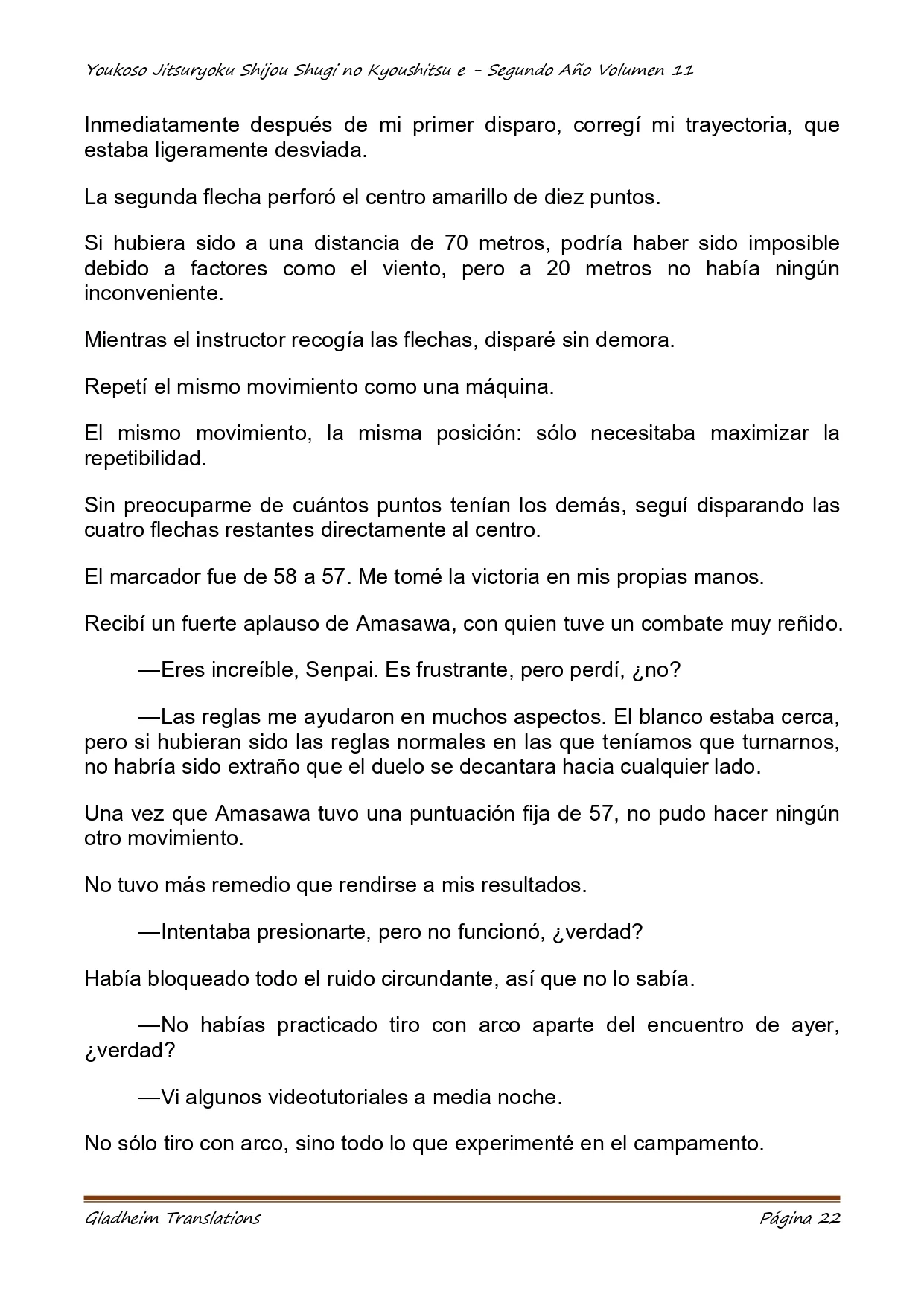 Página 22 del Manga