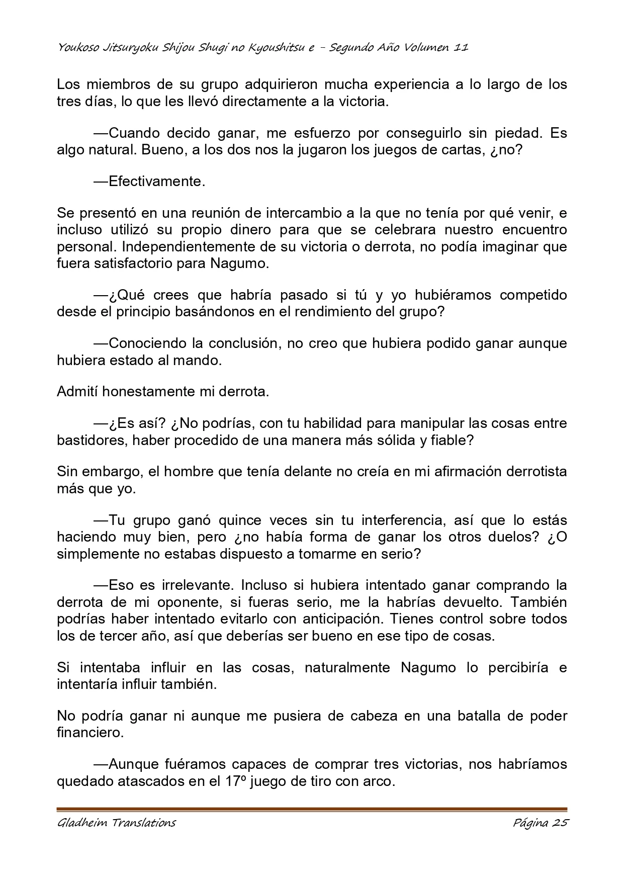 Página 25 del Manga