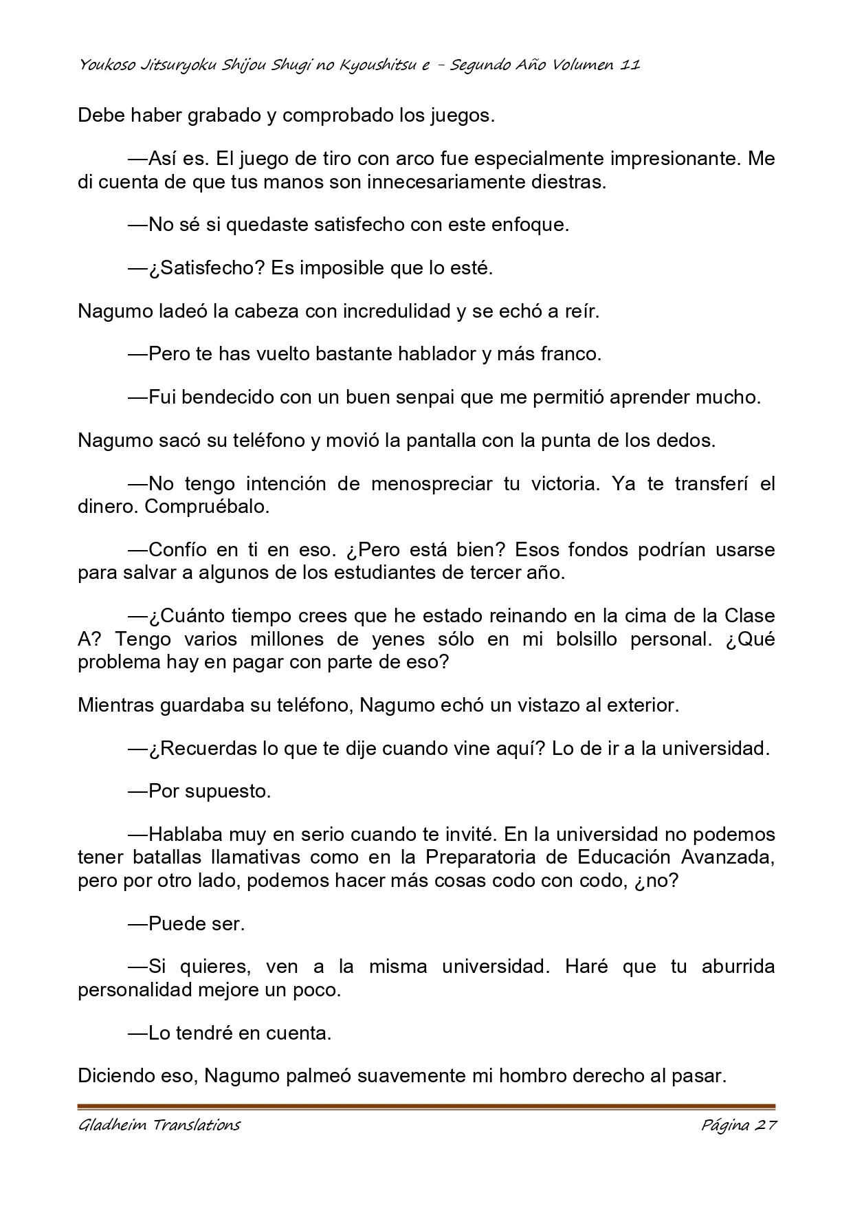 Página 27 del Manga