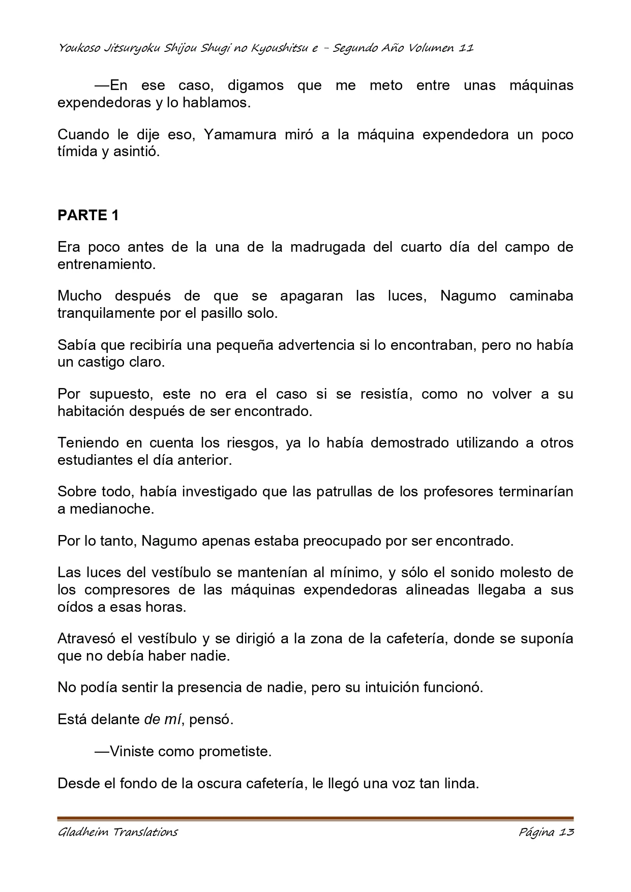 Página 13 del Manga