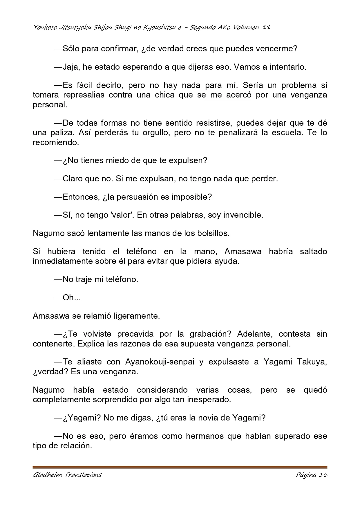 Página 16 del Manga