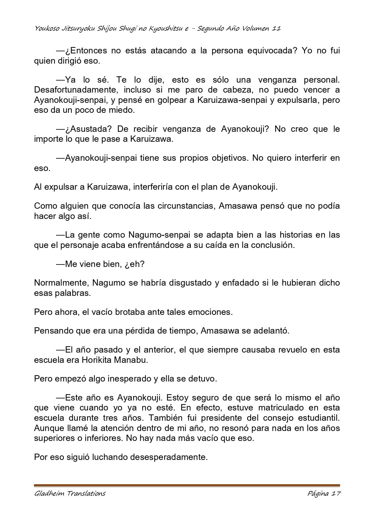 Página 17 del Manga