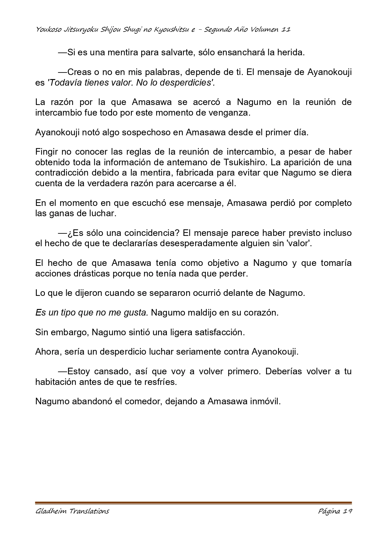 Página 19 del Manga