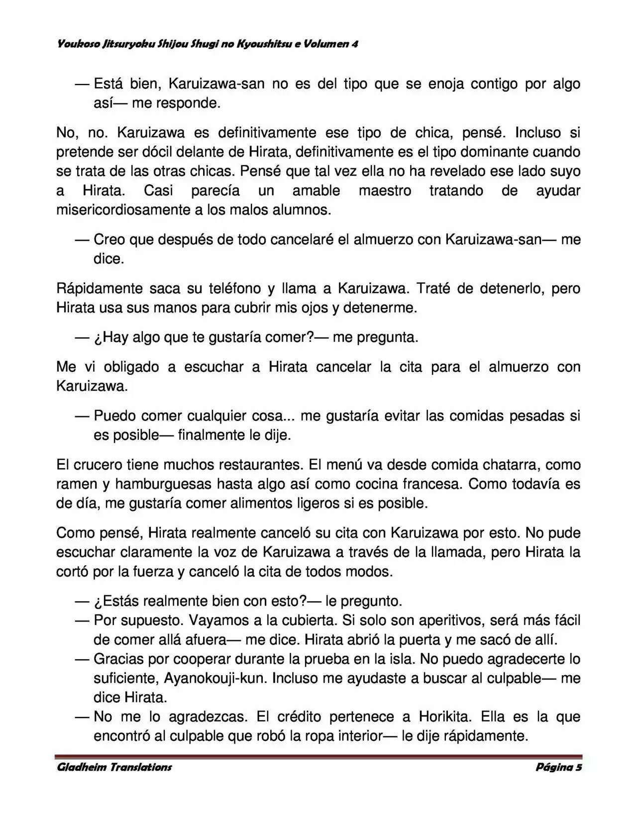 Página 5 del Manga
