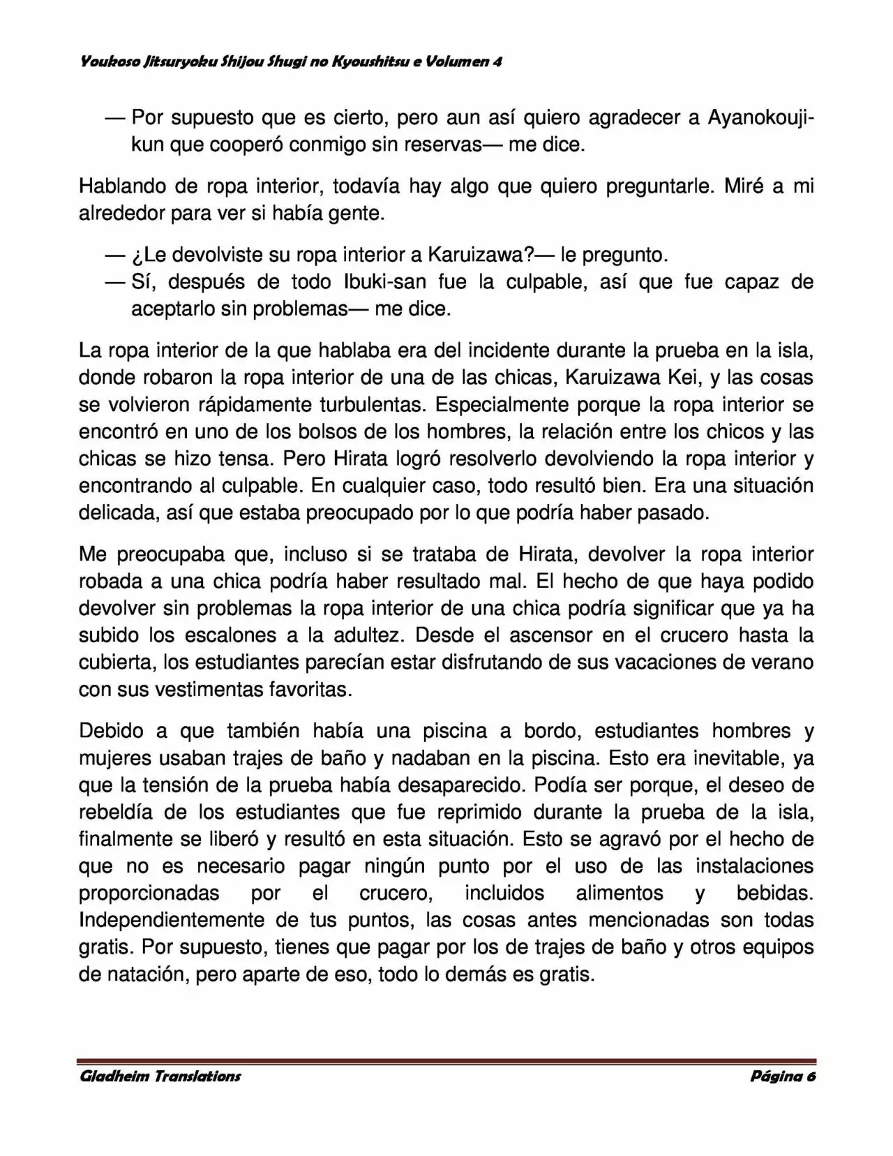 Página 6 del Manga