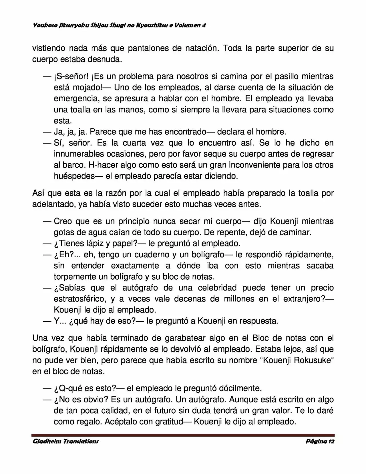 Página 12 del Manga