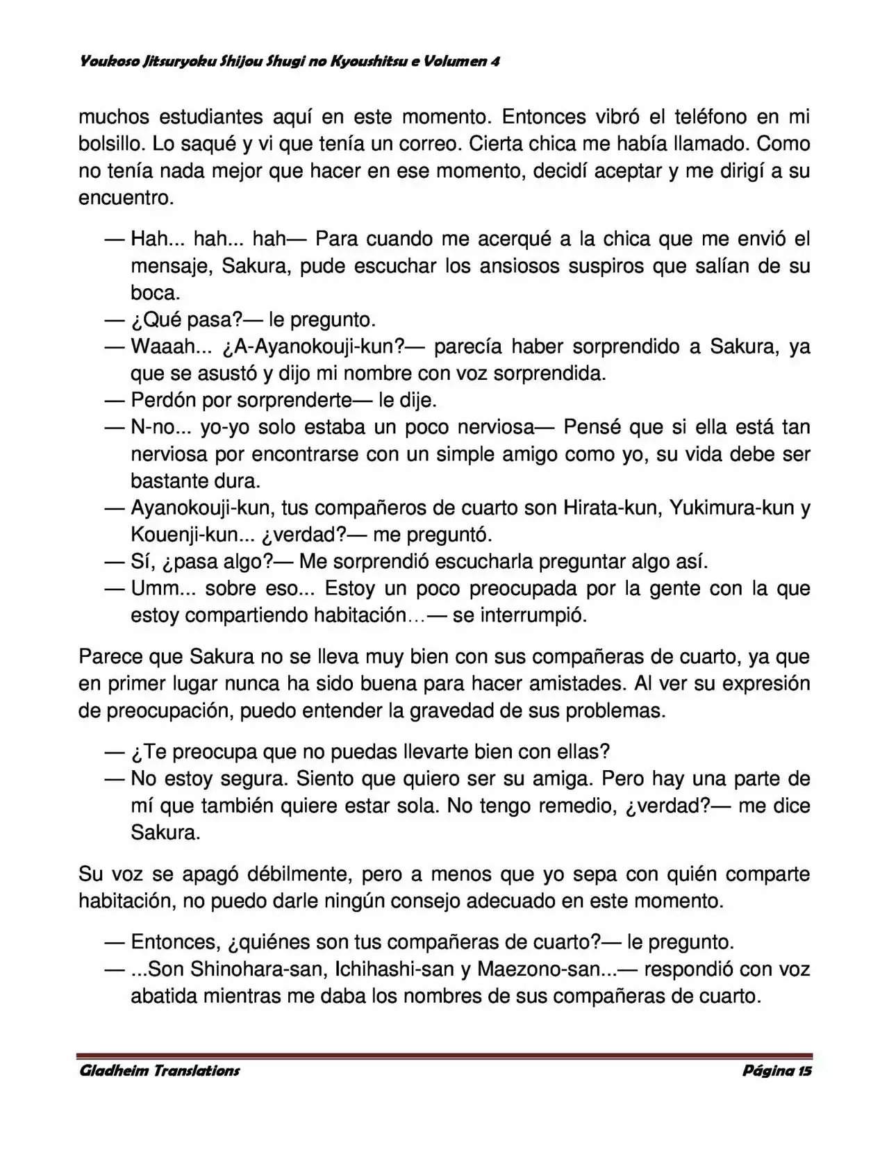 Página 15 del Manga