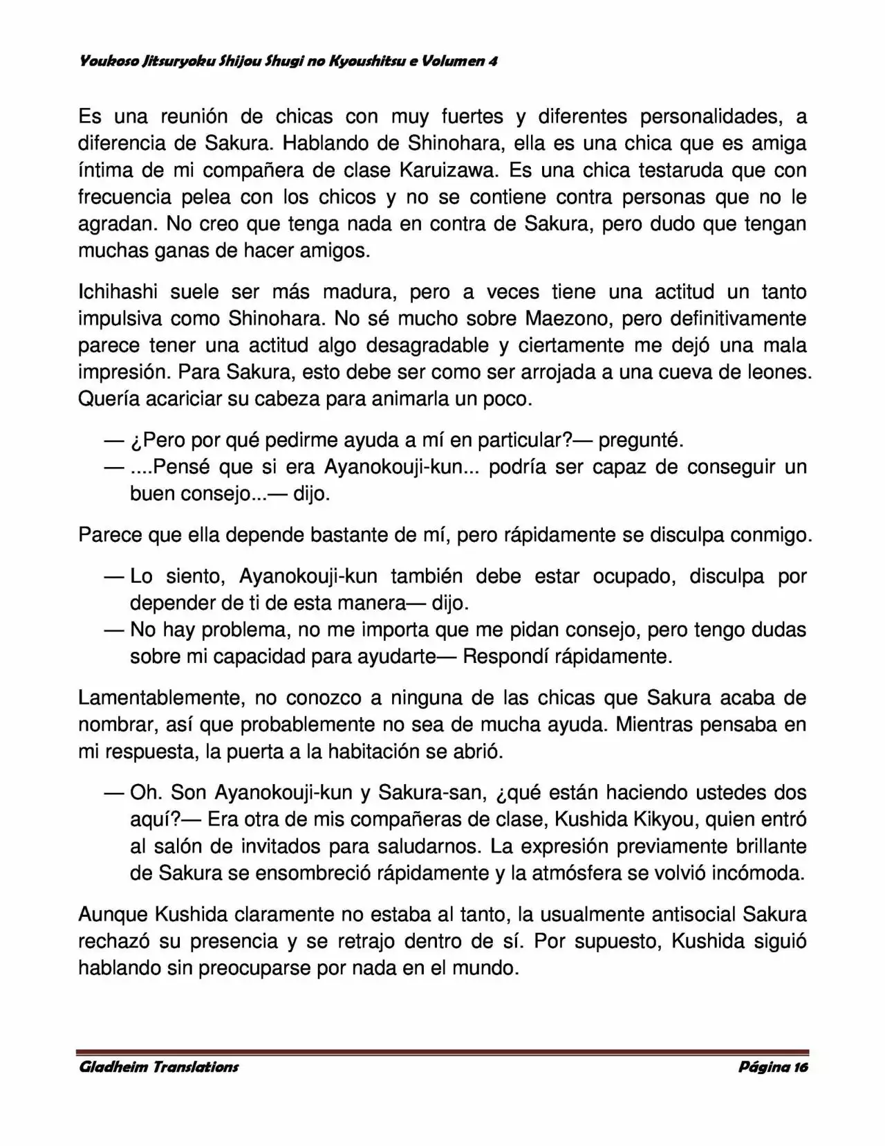 Página 16 del Manga