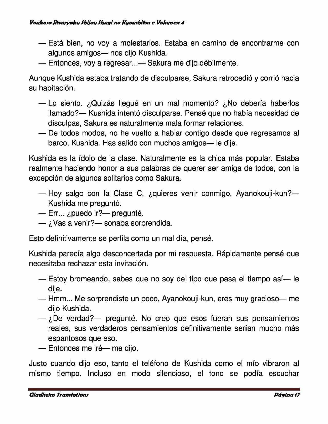 Página 17 del Manga