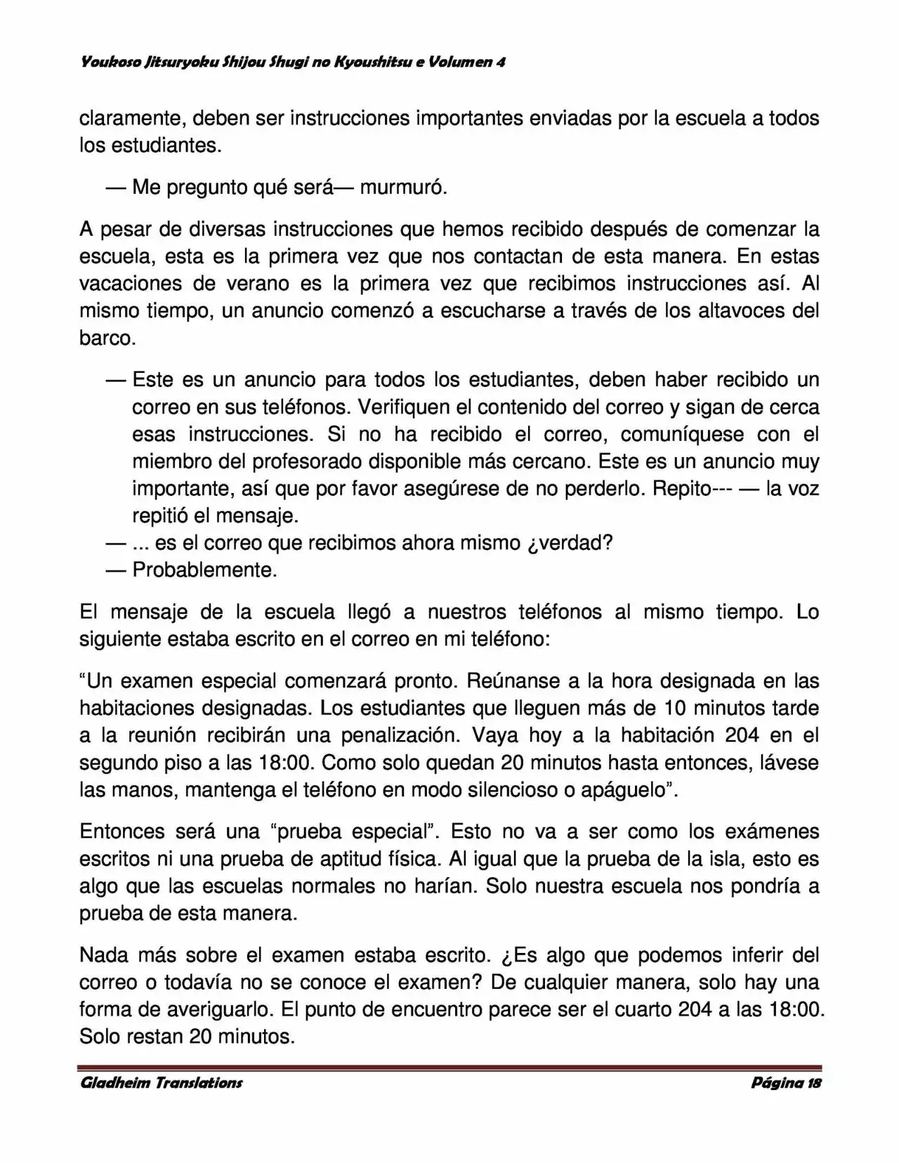 Página 18 del Manga