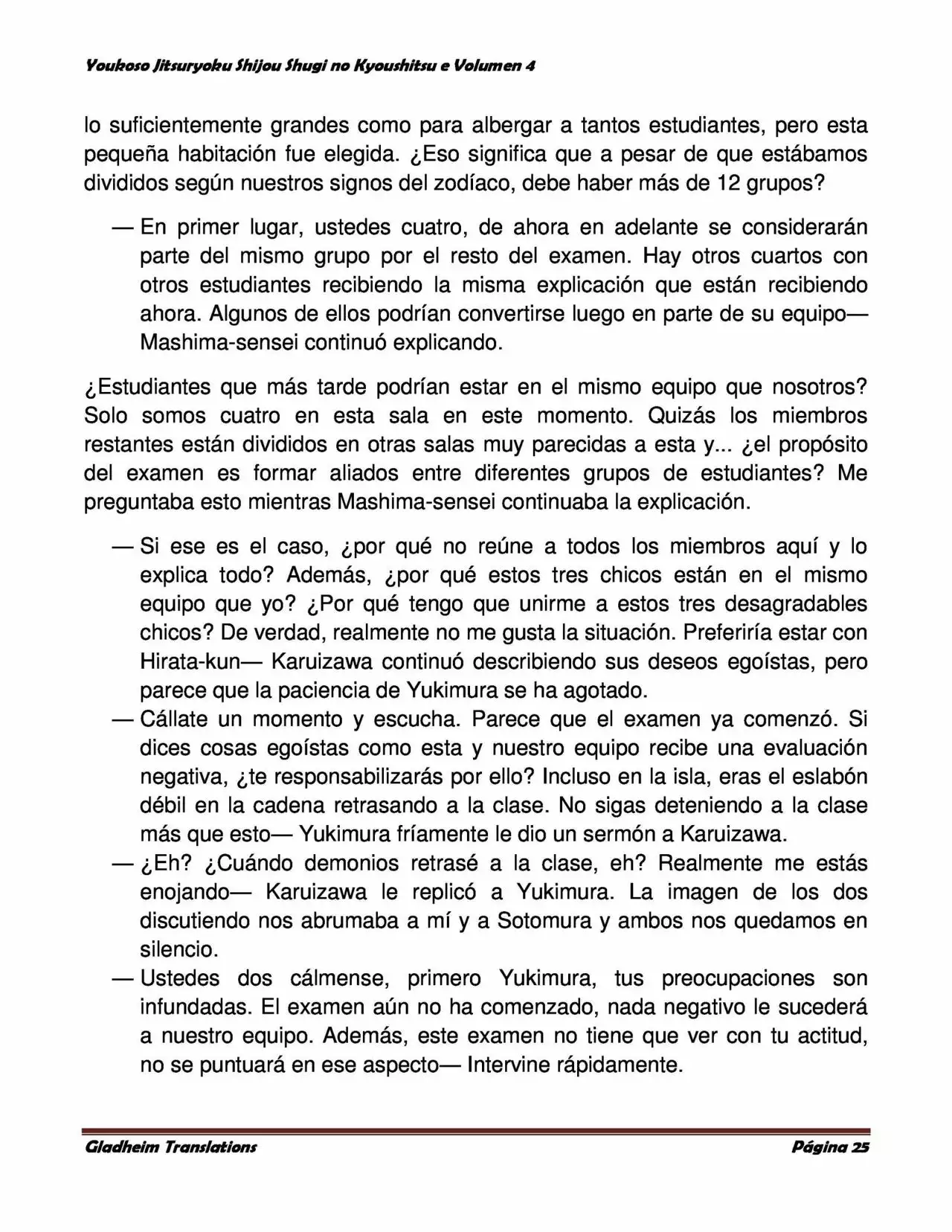 Página 25 del Manga