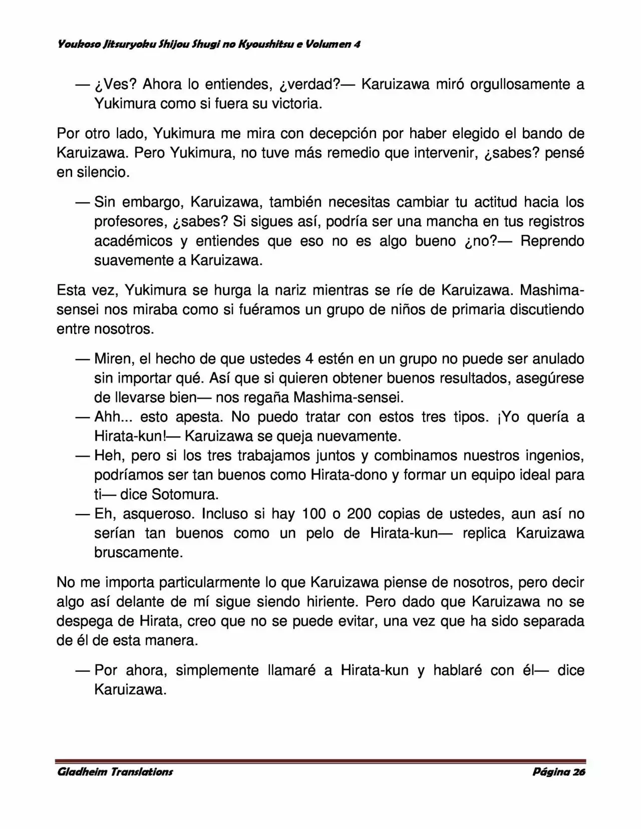 Página 26 del Manga