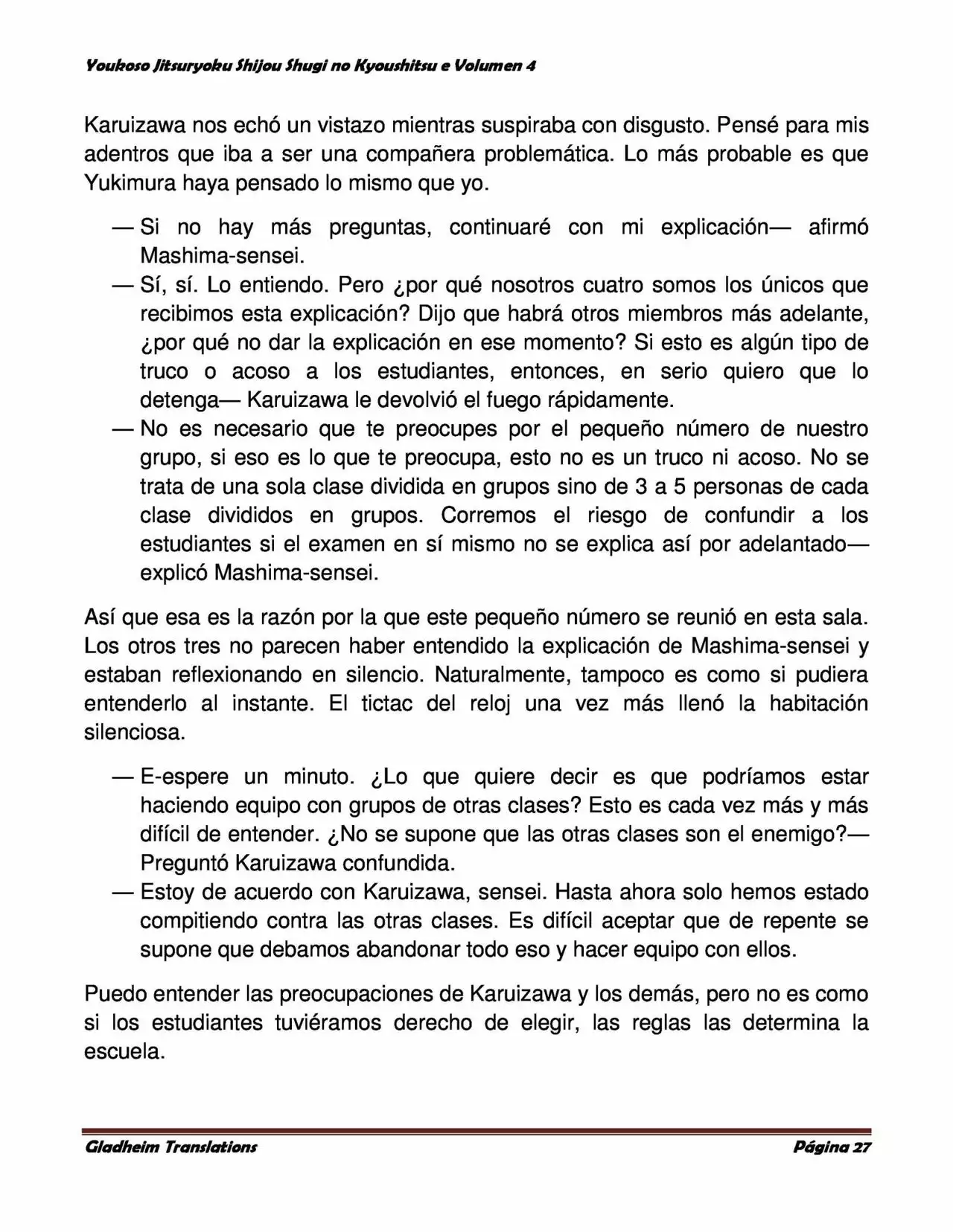 Página 27 del Manga