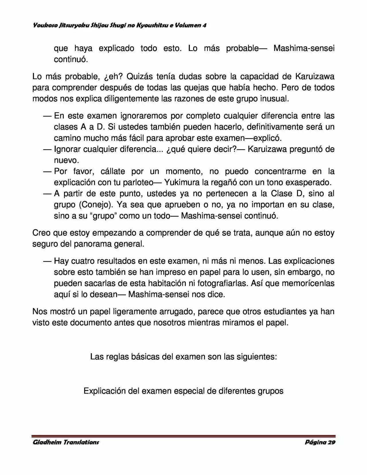 Página 29 del Manga