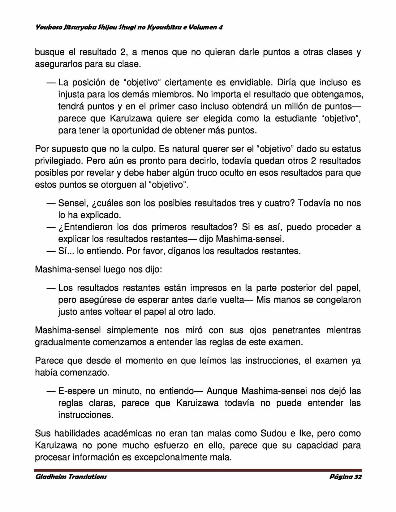 Página 32 del Manga