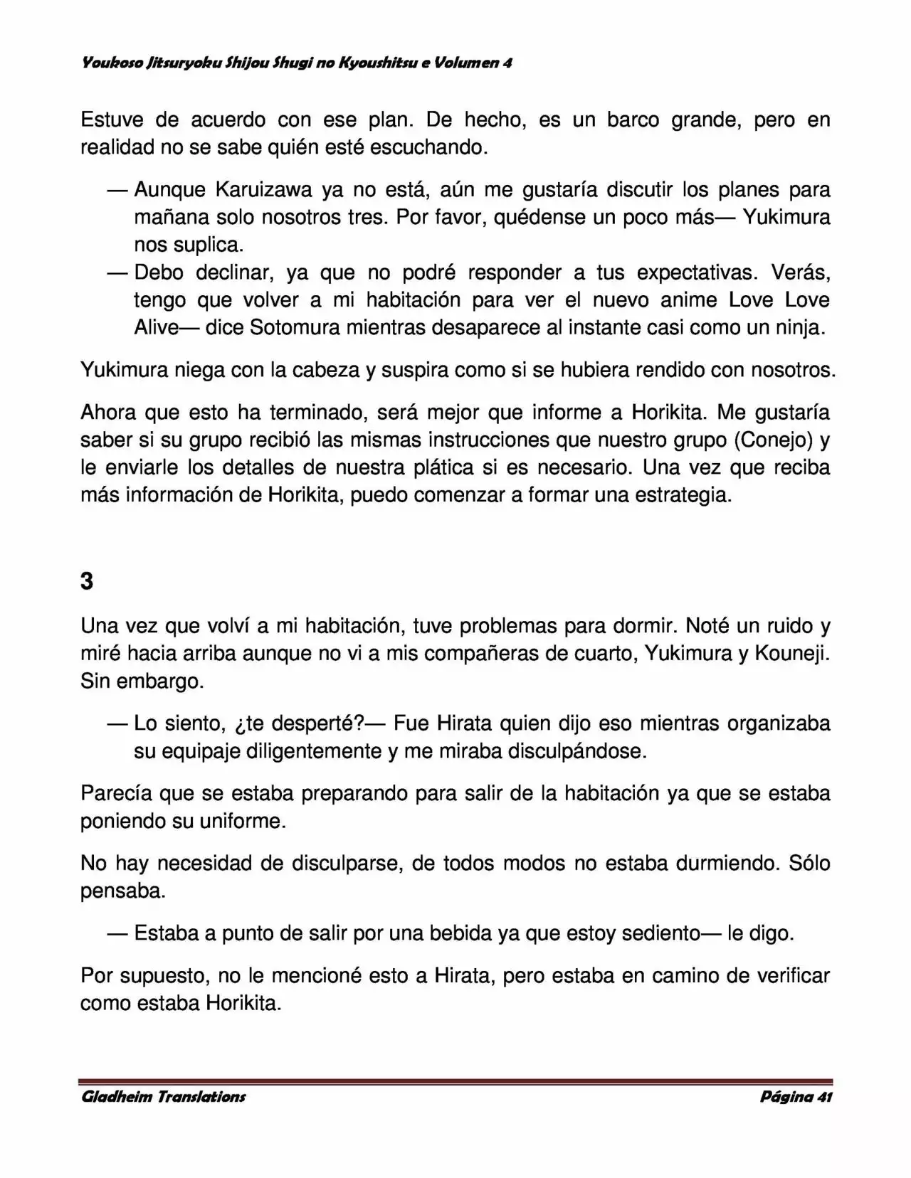 Página 41 del Manga