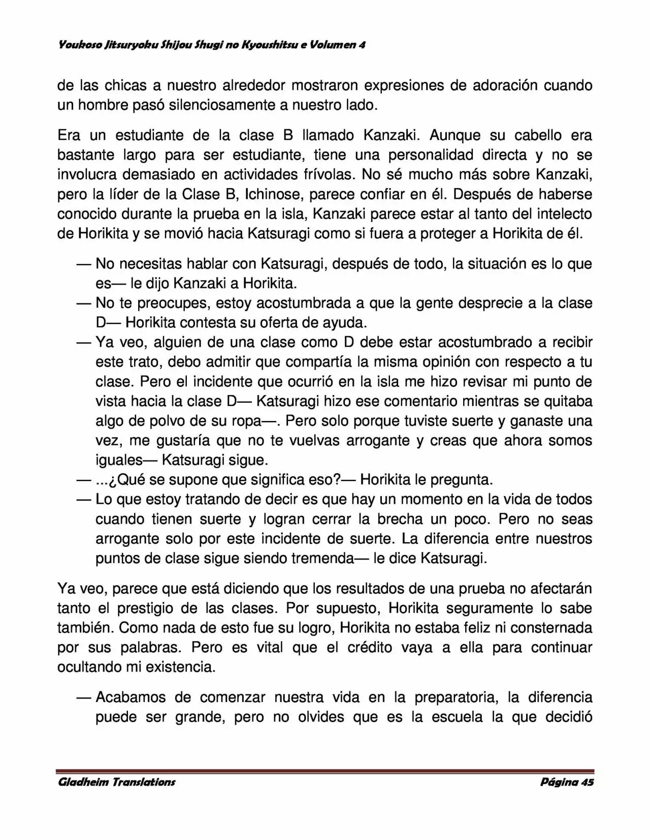 Página 45 del Manga