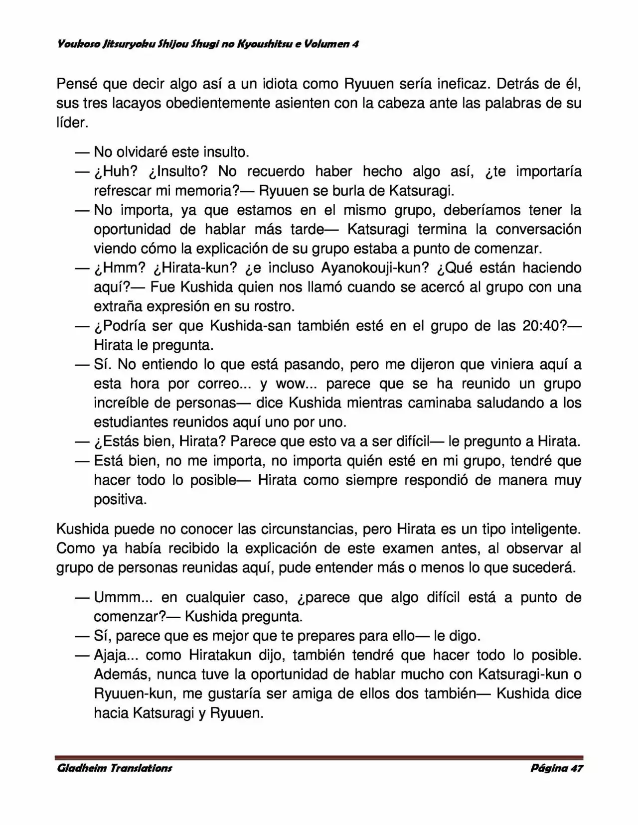 Página 47 del Manga