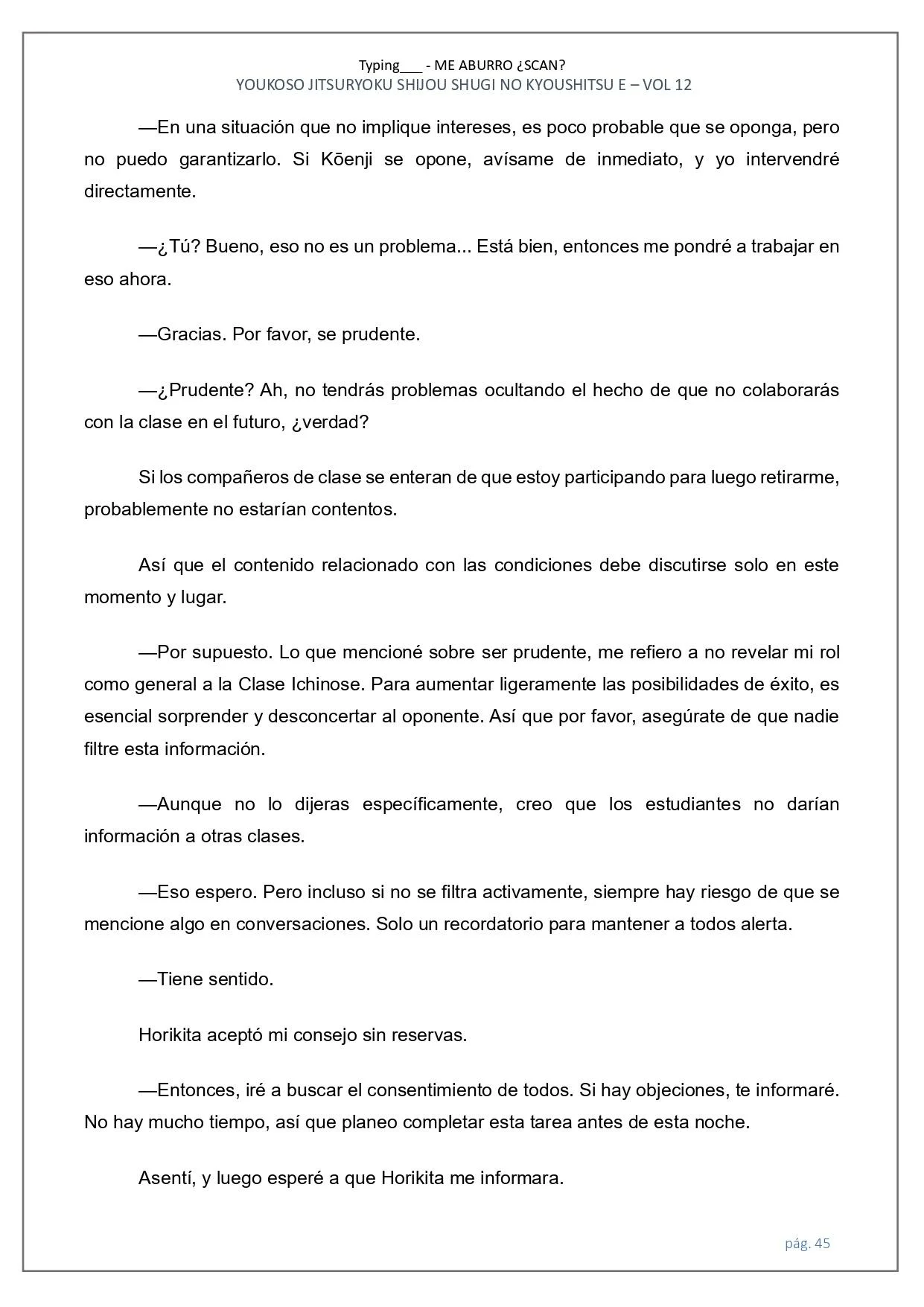 Página 20 del Manga