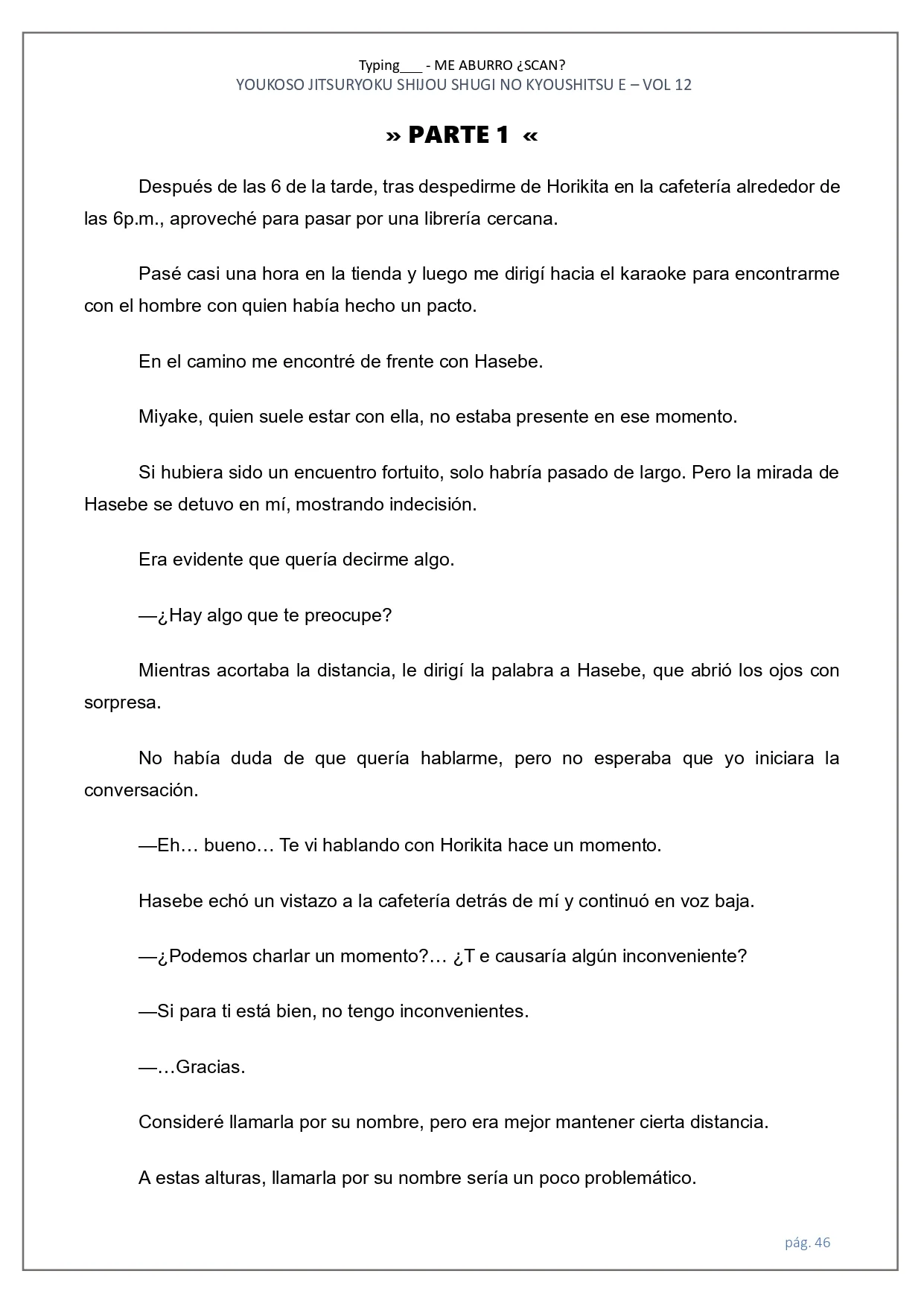 Página 21 del Manga