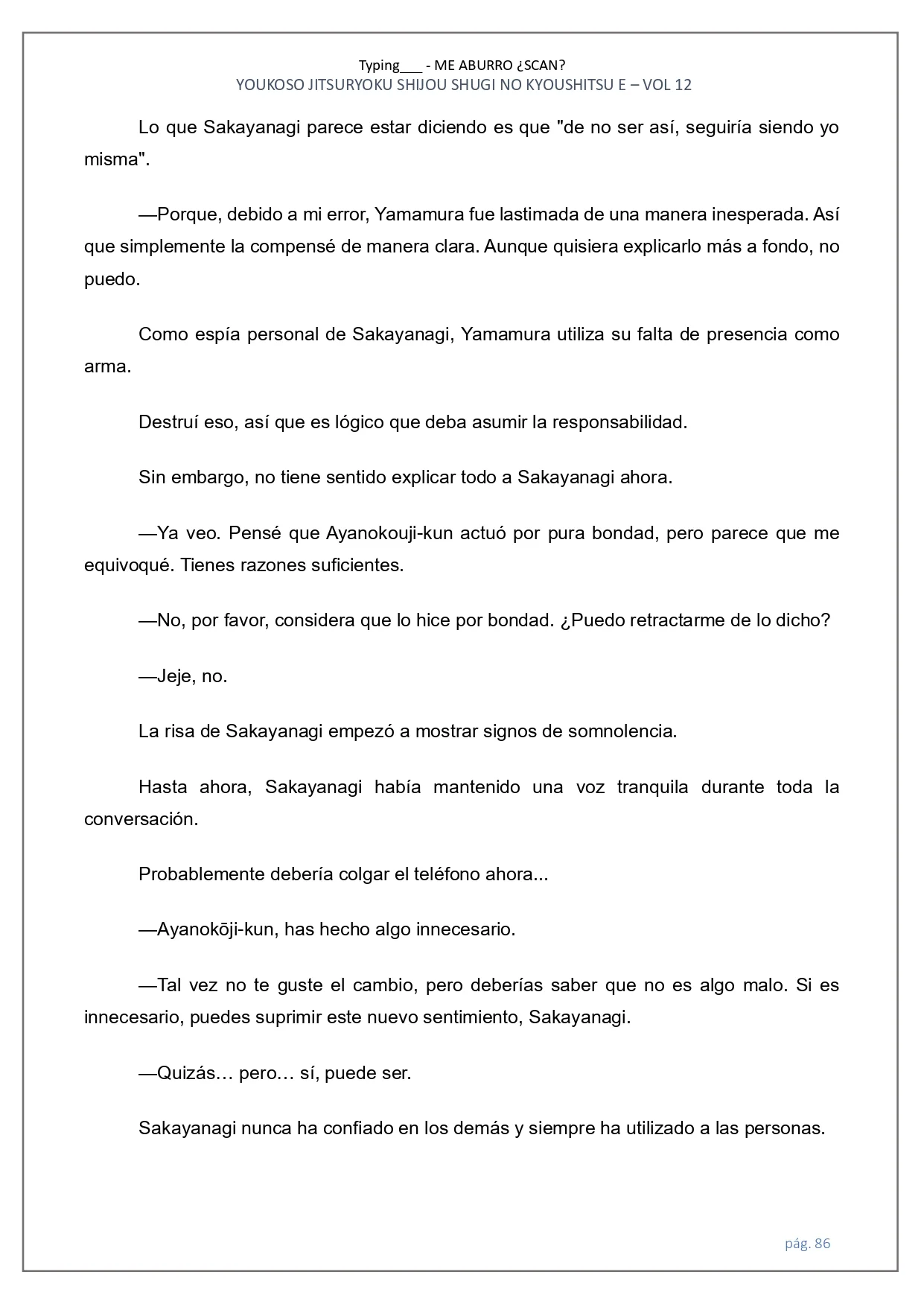 Página 61 del Manga